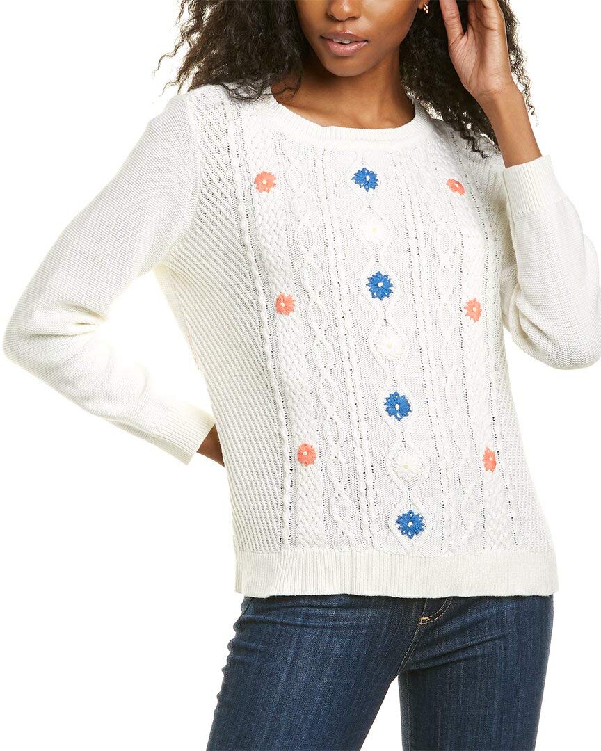 CeCe Women's Stylish Pullover Sweater - Soft & Comfortable Knit Top for Casual Wear, Office, and Outings