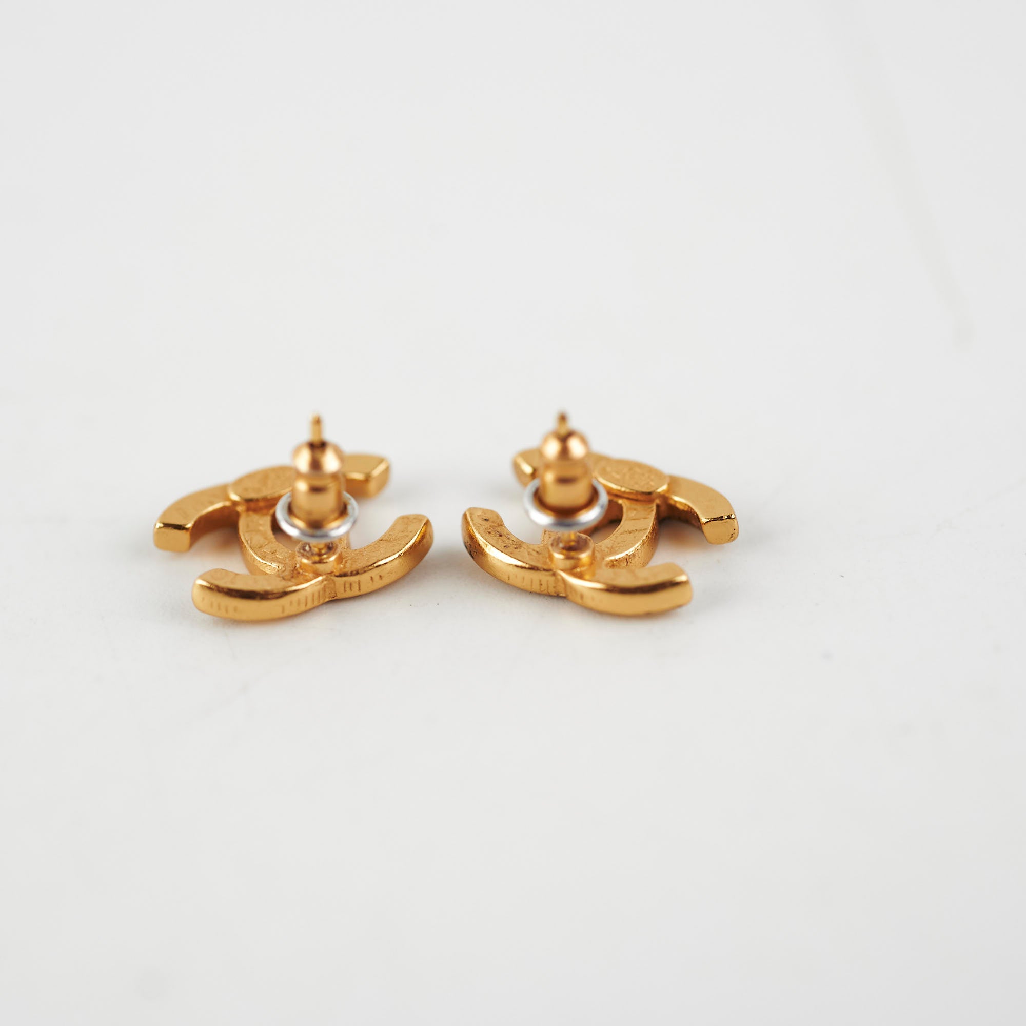 Chanel Mini CC Gold Earrings for Women - Luxury Fashion Jewelry Gift for Birthday, Anniversary & Special Occasions | Elegant Everyday Wear & Party Accessories