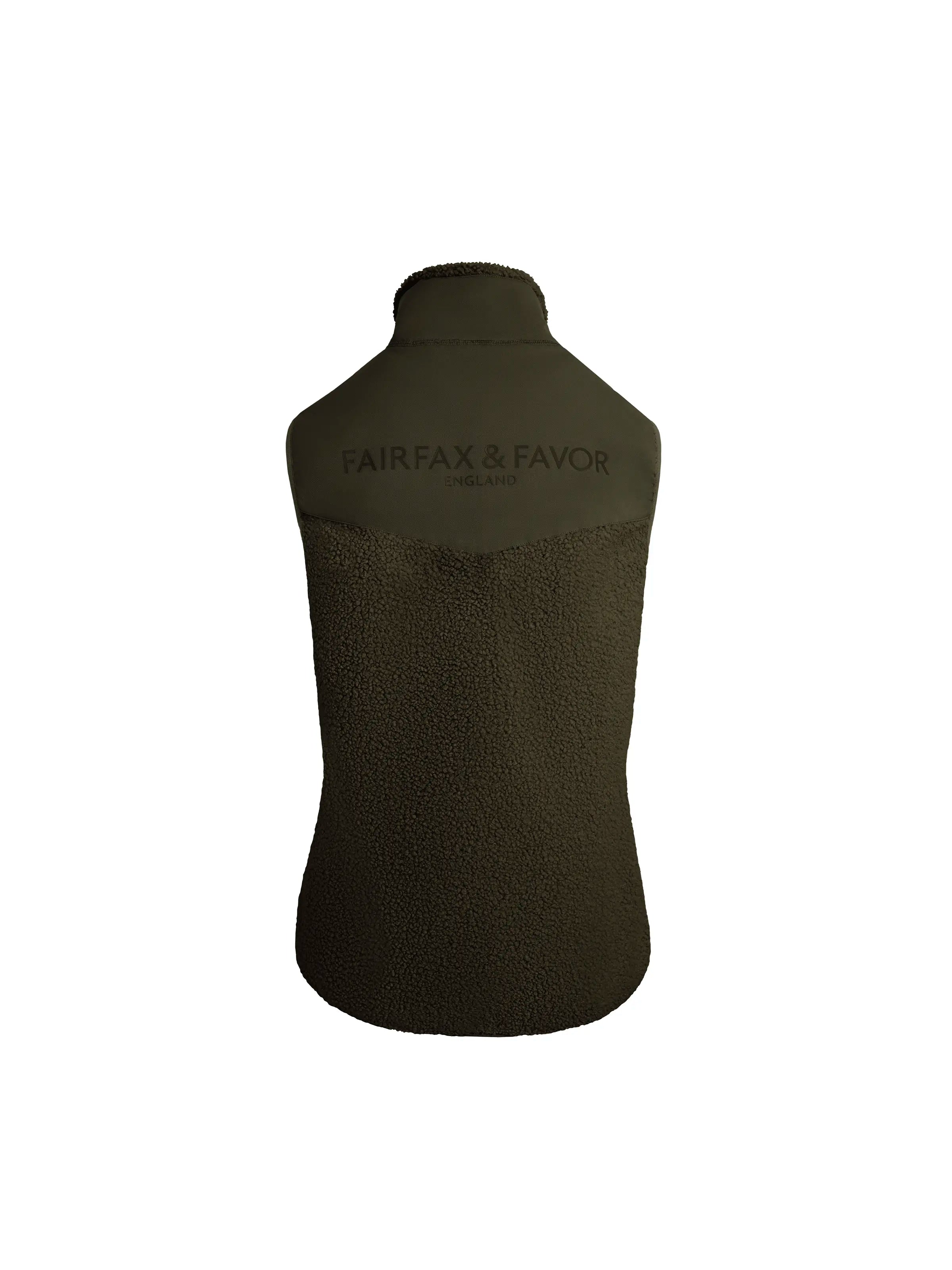 Agnes Fleece Gilet Vest for Women - Cozy Khaki Winter Layering Piece - Perfect for Outdoor Activities & Casual Wear