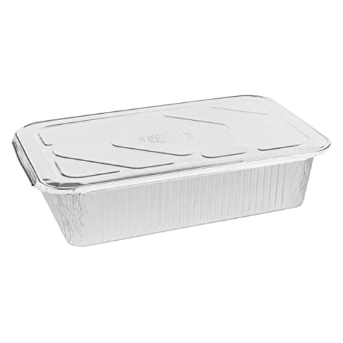 9 x 13 Inch Half Size Deep Disposable Aluminum Lids - 1000 Pack for Food Storage & Freshness - Steam Table Bakeware Covers - Perfect for Catering, Restaurants & Meal Prep