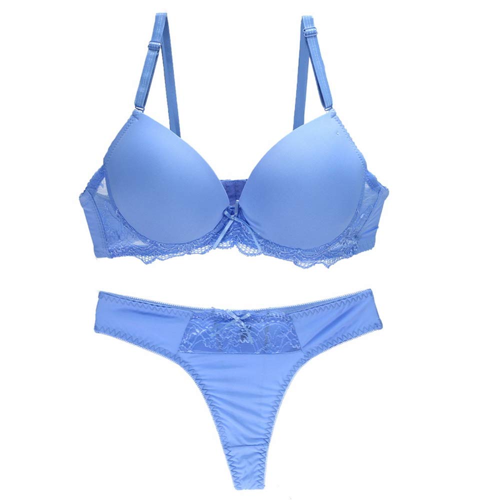 Swbreety Women's Plus Size Lace Push Up Bra and Panty Set - Underwire Padded Bras for Comfort & Support | Perfect for Everyday Wear, Date Nights & Special Occasions