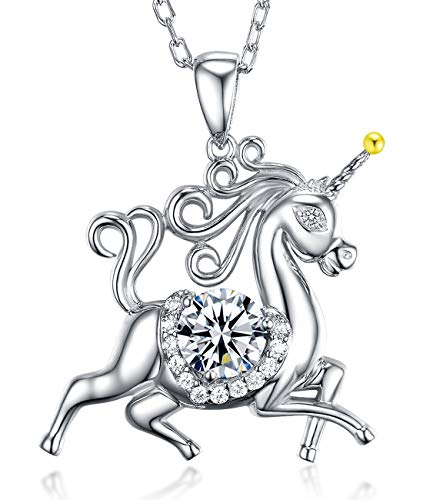 D April Birthstone Simulated Diamond Necklace