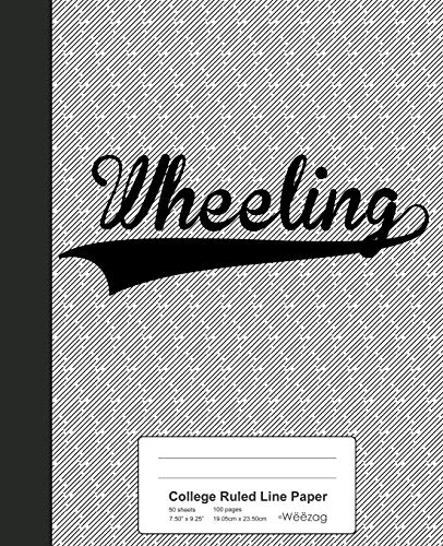 WHEELING College Ruled Notebook - 100 Sheets, 8.5