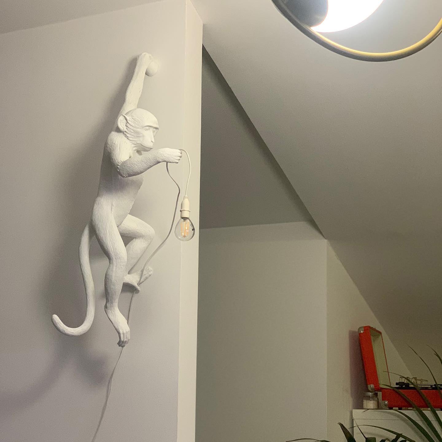 Cute Monkey Wall Lamp for Kids Room - Night Light & Nursery Decor - Perfect for Bedroom, Playroom, and Baby Shower Gifts