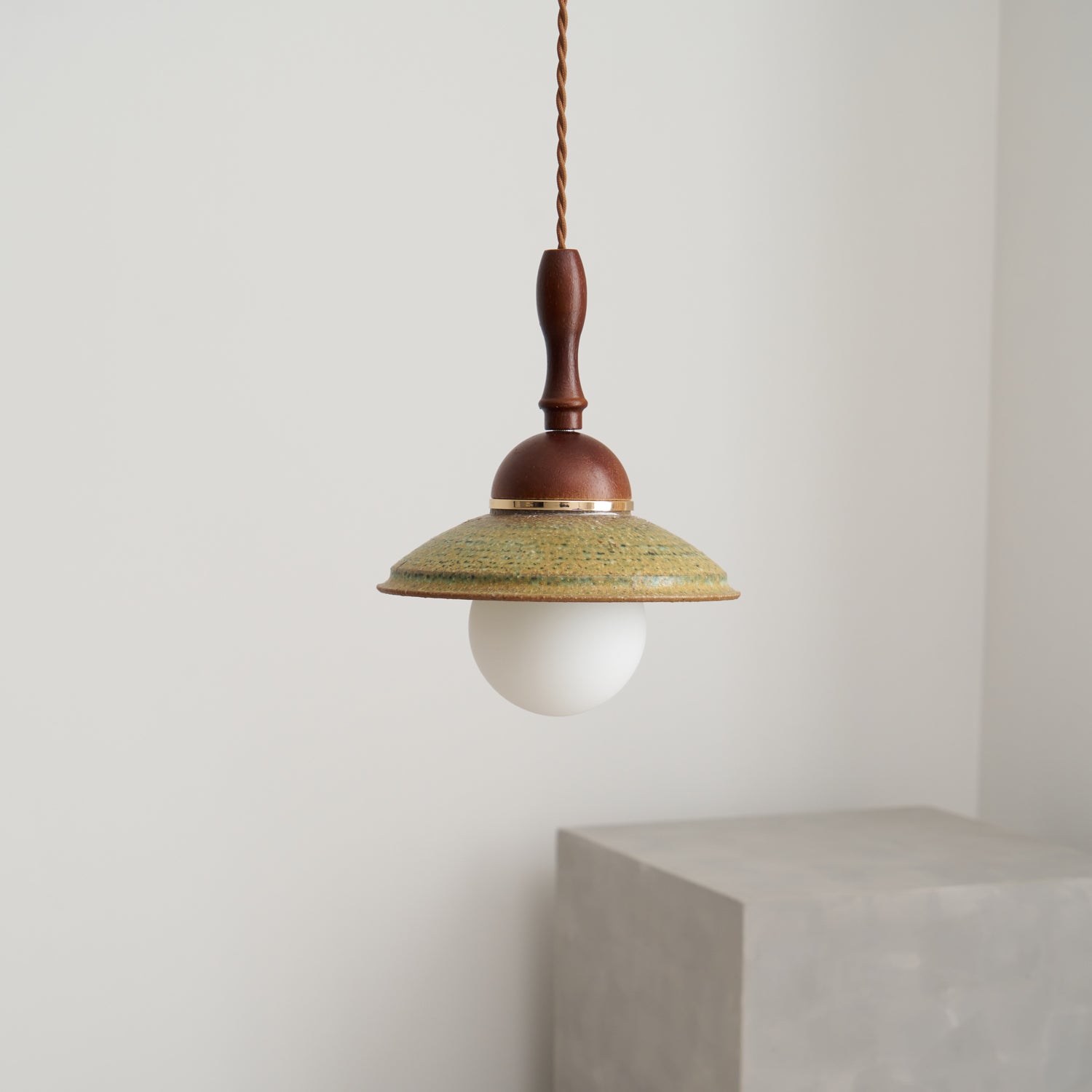 Modern Greenfield Pendant Lamp - Stylish Hanging Light Fixture for Kitchen Island, Dining Room & Living Room Decor | Adjustable Cord, Dimmable LED Bulb Compatible
