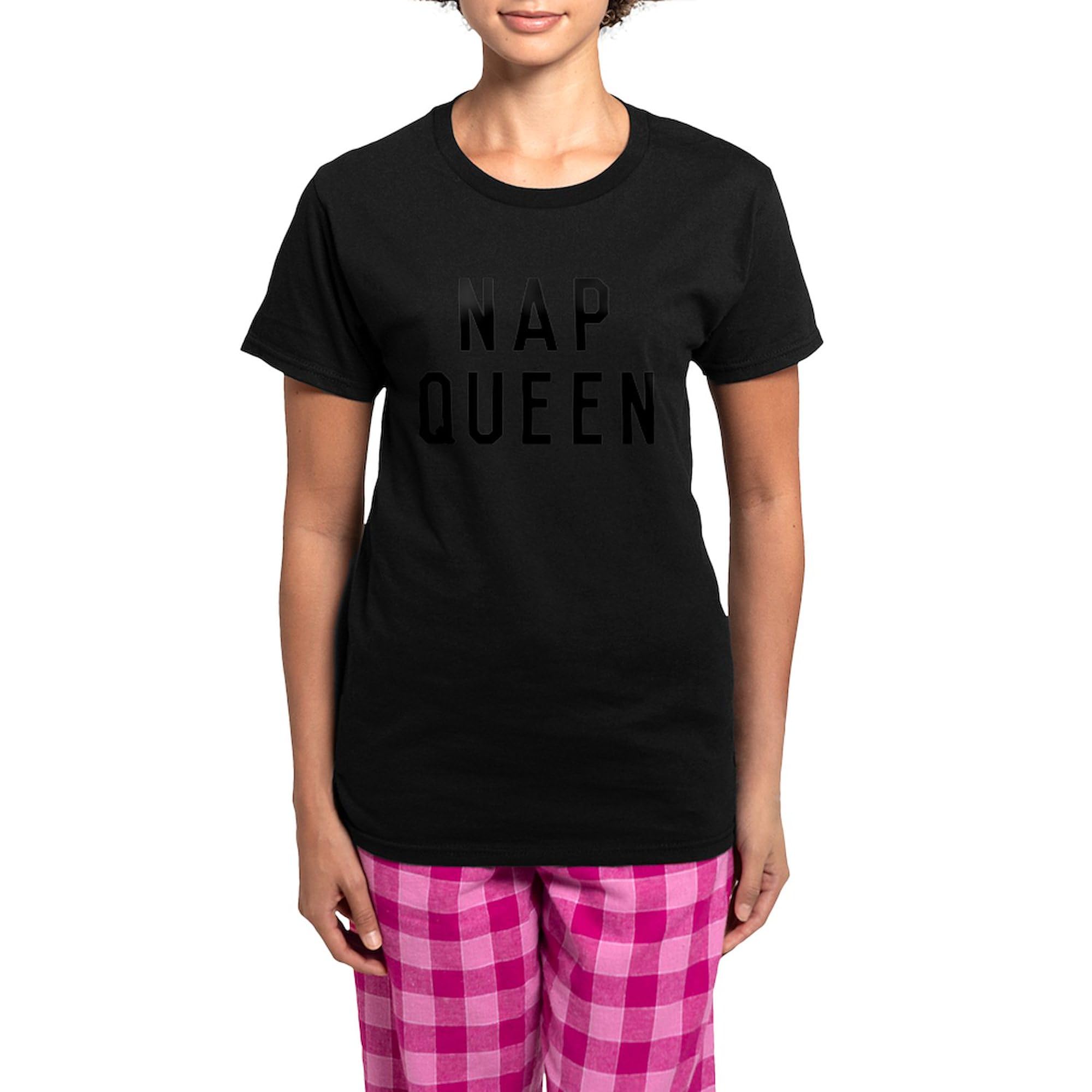 Nap Queen Pajamas for Women - Soft & Comfortable Novelty Sleepwear PJs - Perfect for Lounging, Sleepovers & Relaxing at Home