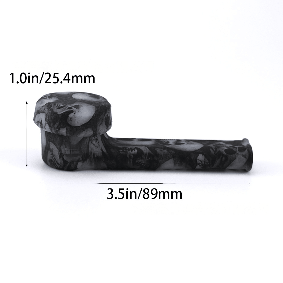 Premium Silicone Luminous Bowl Pipe - Food Grade Hand Pipe for Smoking | Portable, Lightweight & Durable | Perfect for Travel, Camping & Outdoor Activities