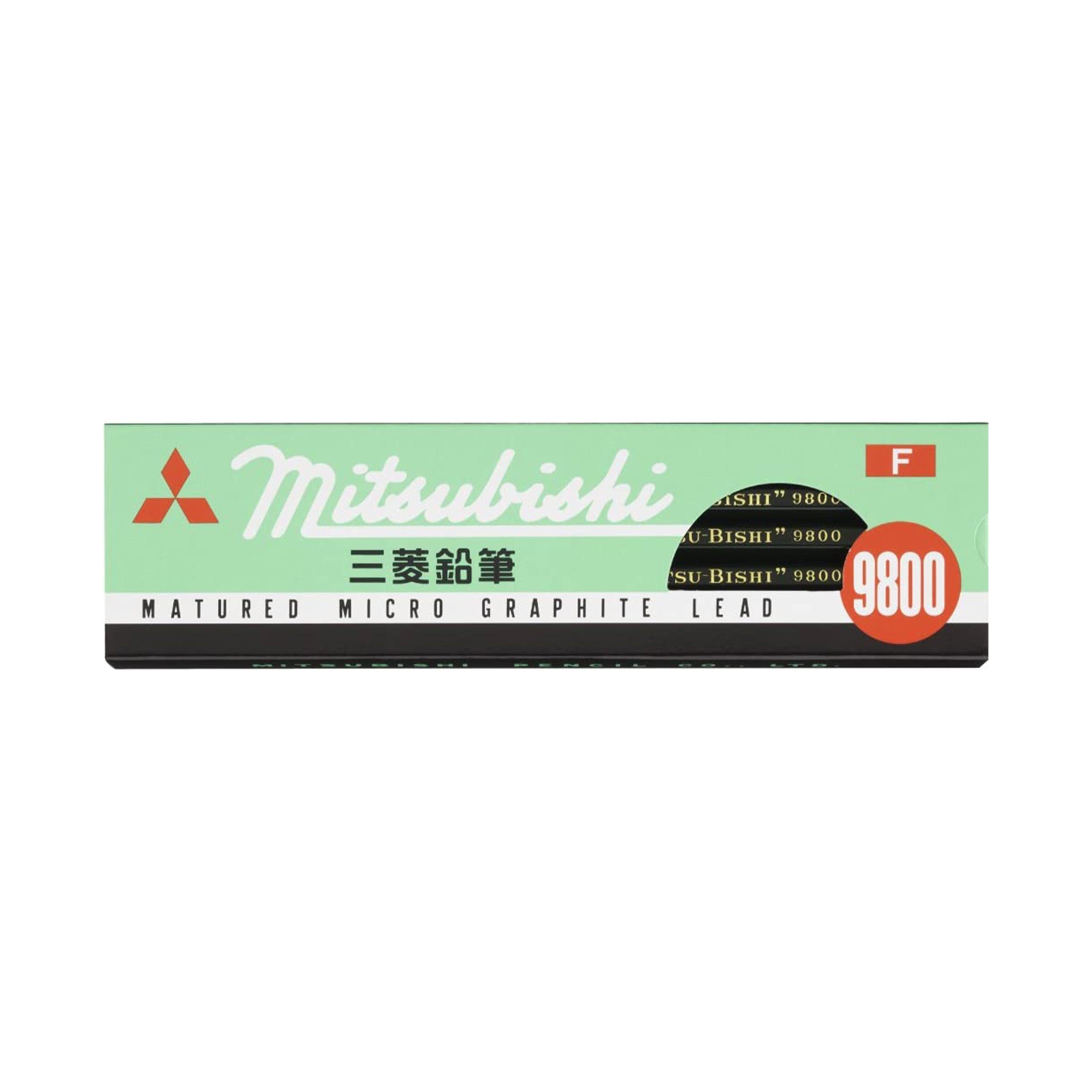 Premium 9800 Wooden Pencils - 1 Dozen Pack by Uni Mitsubishi | Smooth Writing for School, Office & Art Projects