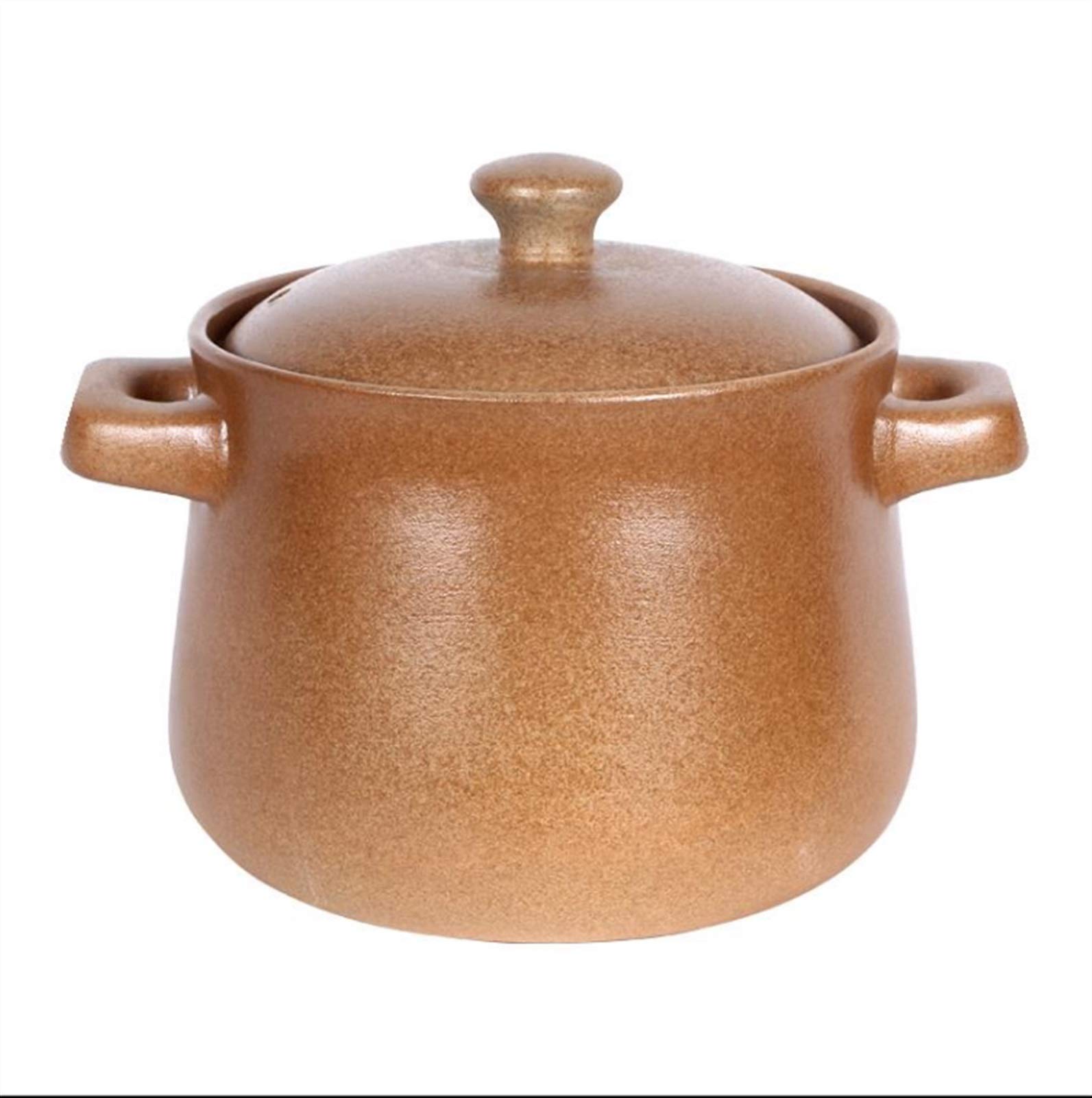 MIAOMSI Non-Stick Dutch Oven Casserole Pot - 5QT Cast Iron Soup Pot with Lid, Induction Compatible, Oven & Dishwasher Safe - Perfect for Stews, Soups, Baking & Slow Cooking