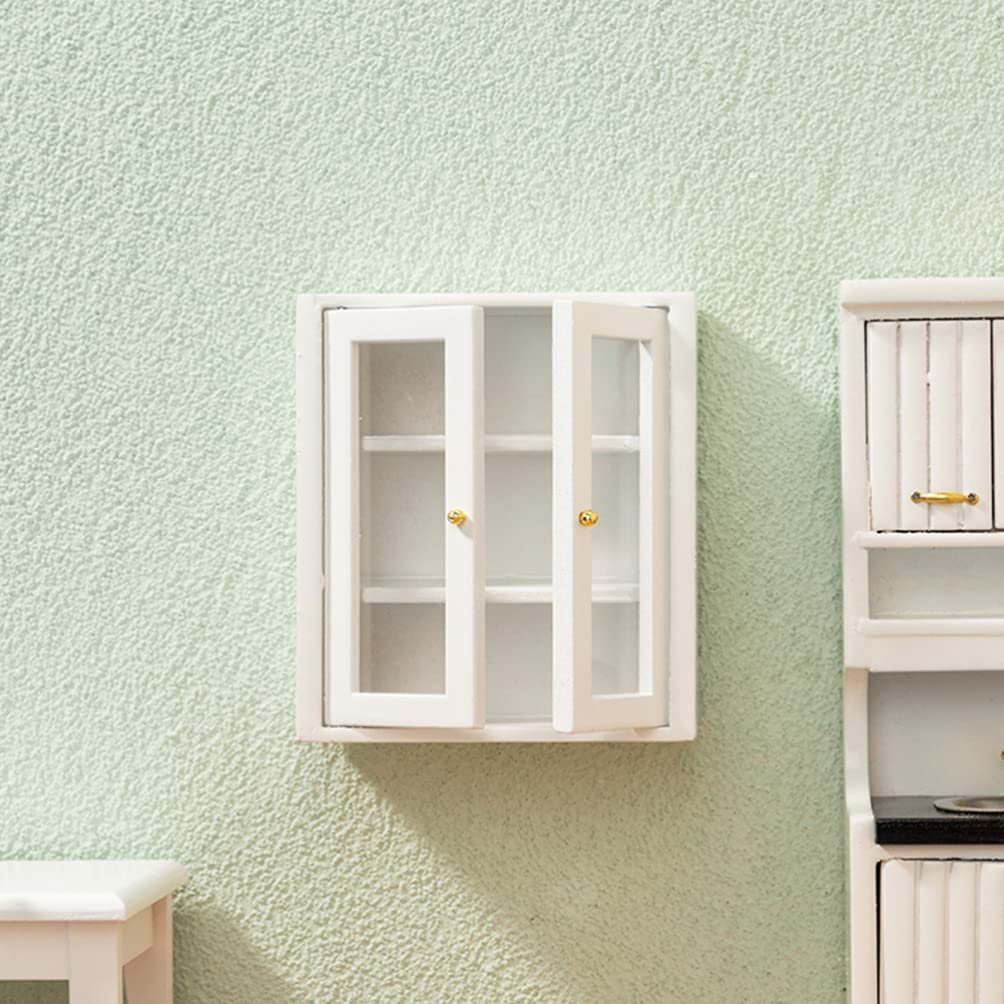 Miniature Wooden Cabinet Model - Tiny Dollhouse Furniture for Kitchen & Home Decor | Perfect for DIY Miniature House, Dollhouse Accessories & Collectible Displays