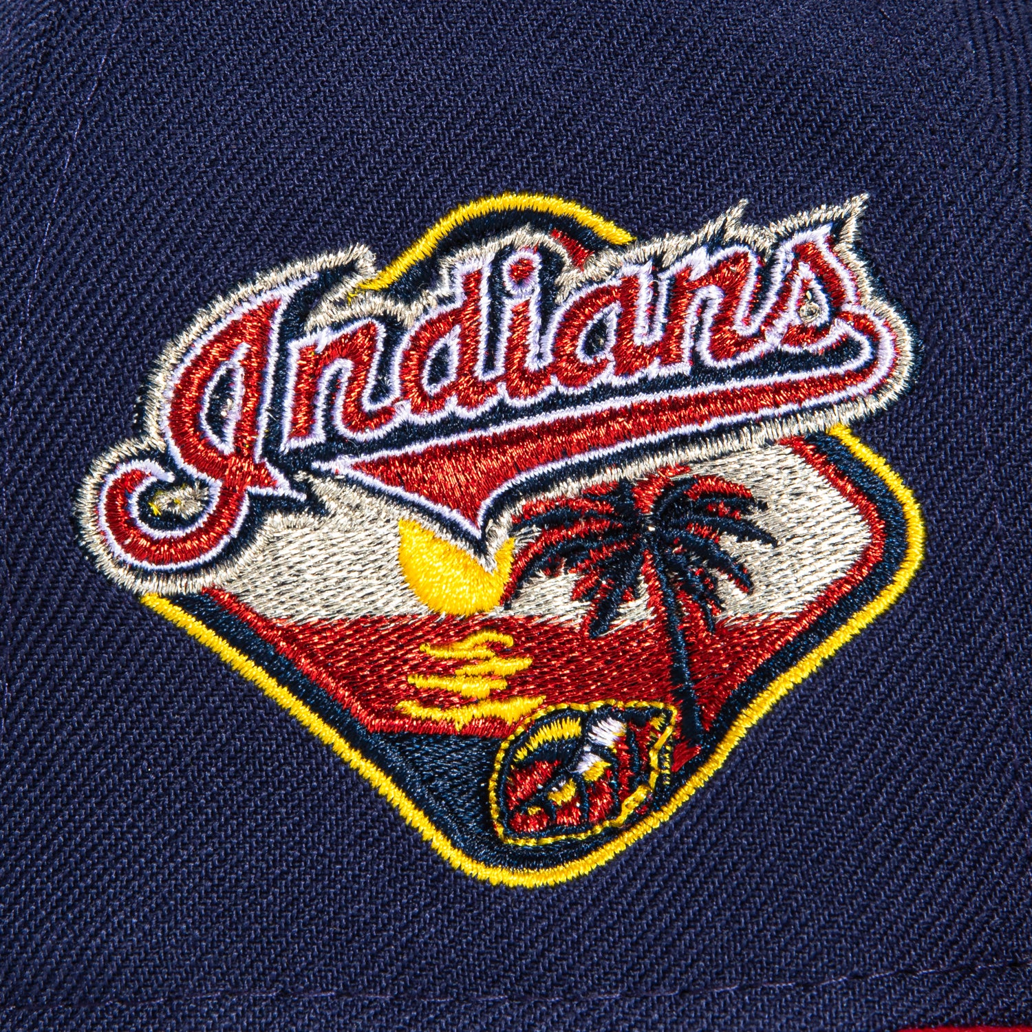New Era 59Fifty Cleveland Guardians 2006 Spring Training Patch Snapback Hat - Light Navy & Red - Official MLB Baseball Cap for Men & Women - Perfect for Games, Collecting & Streetwear Fashion