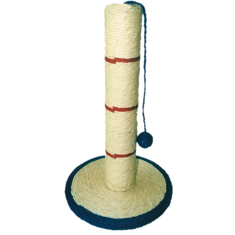 Premium Sisal Cat Scratching Post with Stable Base - Durable Cat Furniture for Indoor Kittens - Perfect for Living Room, Bedroom & Home Office Use