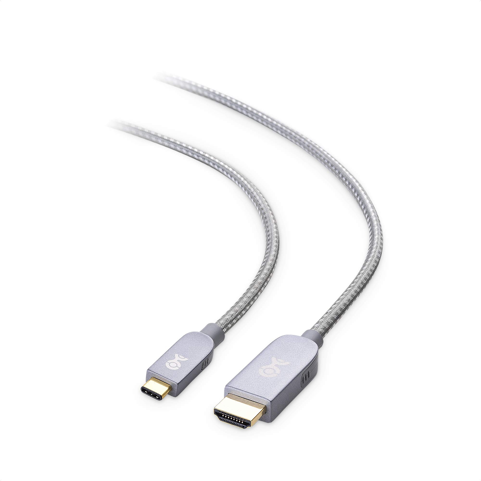 Premium 6ft USB-C to HDTV Cable 4K 60Hz - Space Gray | Fast Charging & Video Transmission | Perfect for Home Theater, Gaming & Office Setup