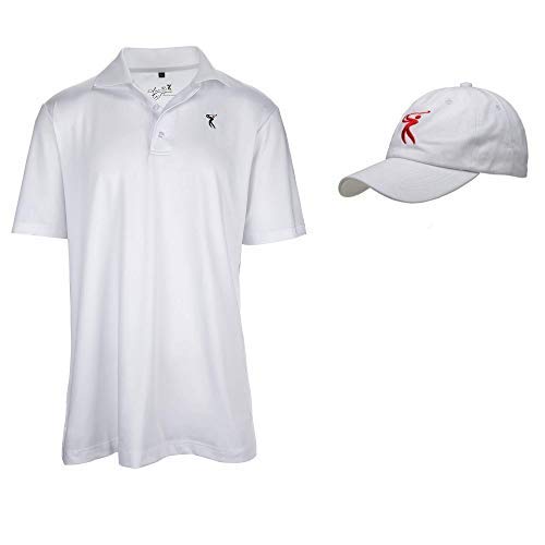 Men's Slim Fit Short Sleeve Golf Polo Shirt - Moisture Wicking Polyester Spandex Blend - Breathable Athletic Performance Shirt for Golf, Tennis & Casual Wear