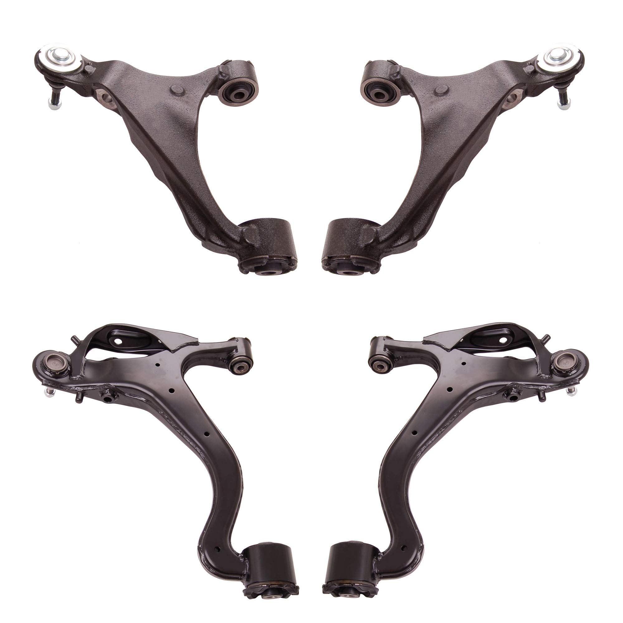 Sidem Belgium Front Upper Lower Suspension Control Arm Kit for Range Rover Sport & Land Rover - Replacement for SRSC SRSH RSH RSS Models - Improve Handling & Stability for Off-Road & Daily Driving