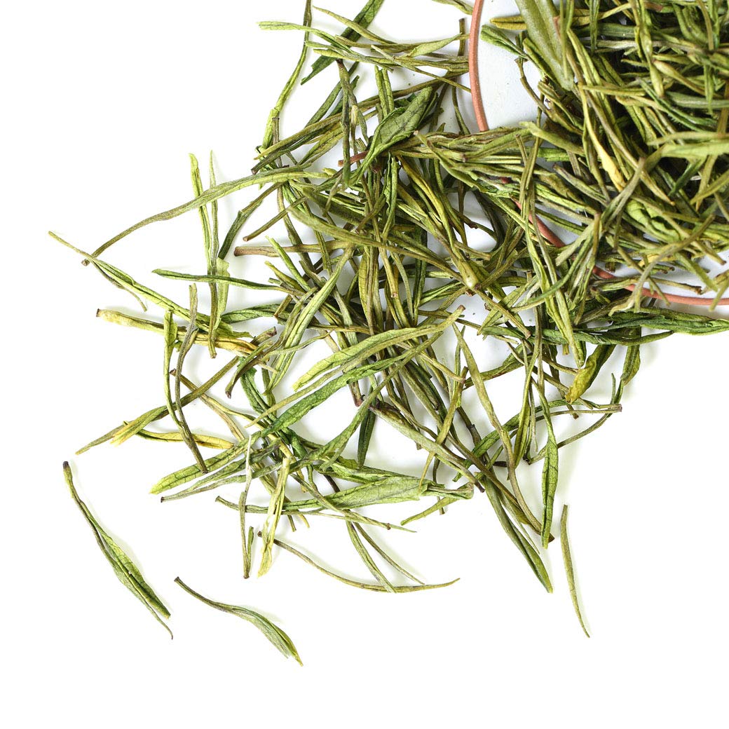 Premium Anji Bai Cha Green Tea - 2 Pack (250g/8.8oz Each) | Supreme Grade Spring Loose Leaf Tea | Authentic Chinese White Tea for Daily Wellness, Meditation & Gift Giving