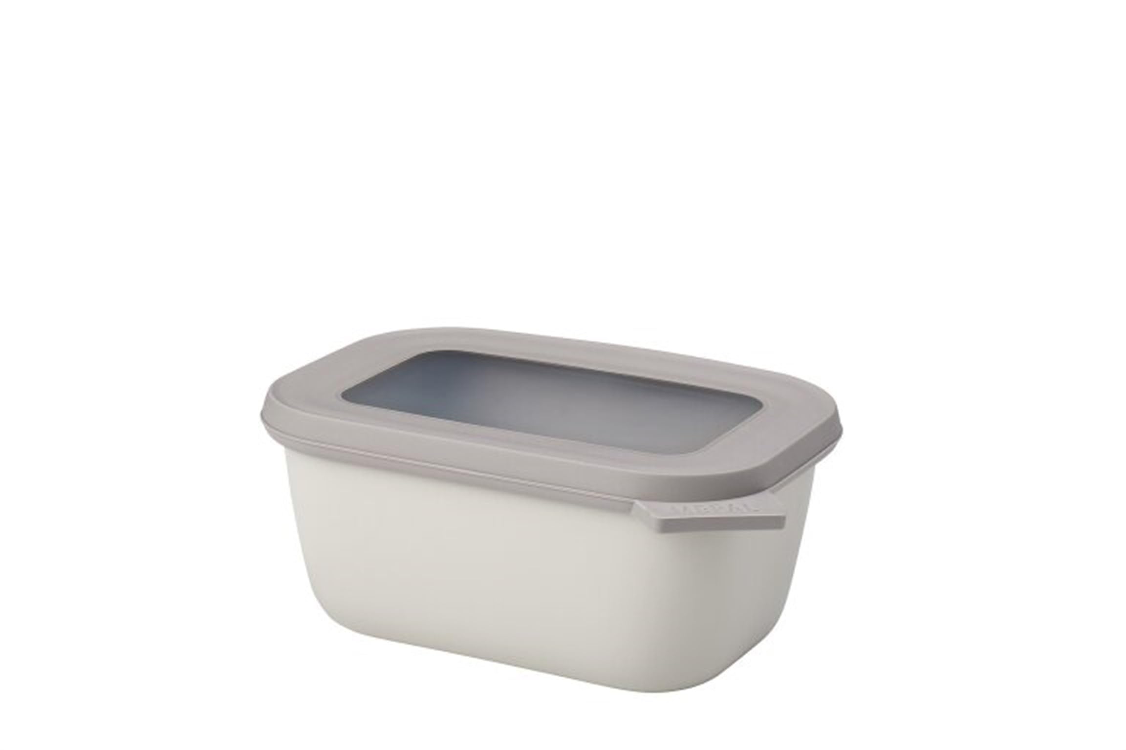Mepal Cirqula Multi Bowl Rectangular 750ml Food Storage Container - Stackable, Dishwasher Safe, BPA-Free Polypropylene - Perfect for Meal Prep, Leftovers & Pantry Organization (Nordic White)