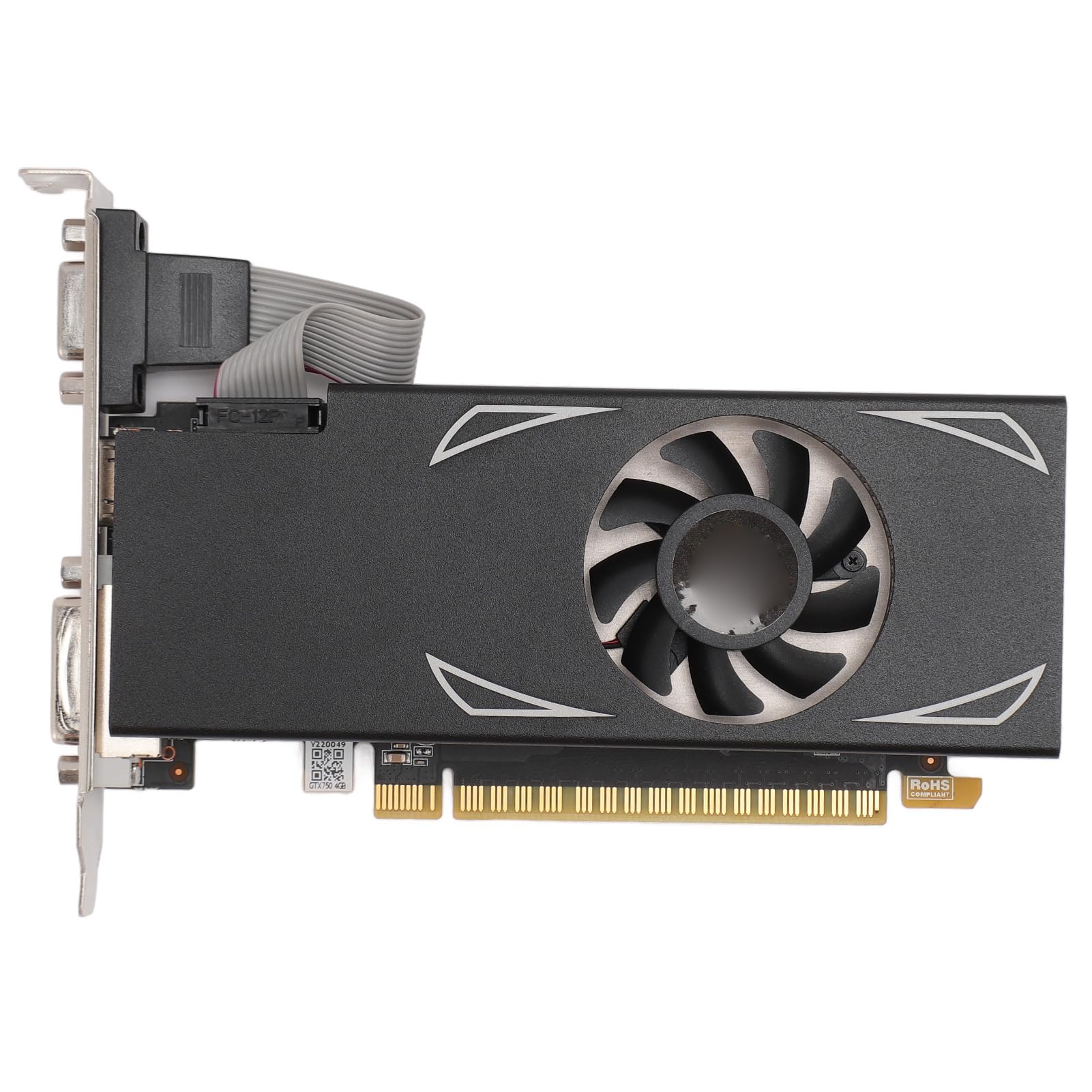 GM107 4GB GDDR5 128-bit Gaming Graphics Card - PCI Express 3.0 x16 with HDMI/VGA/DVI Ports & Cooling Fan for PC Gaming | Perfect for Esports, VR & High-Performance Gaming Computers