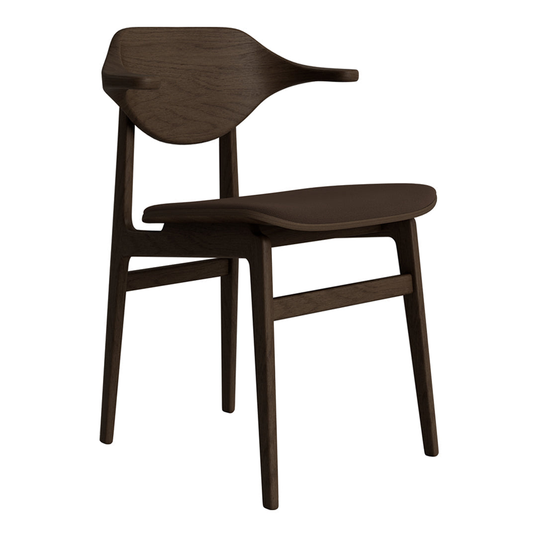 Bufala Dining Chair - Upholstered Seat for Kitchen, Dining Room & Office - Comfortable Modern Furniture for Home & Restaurant Use