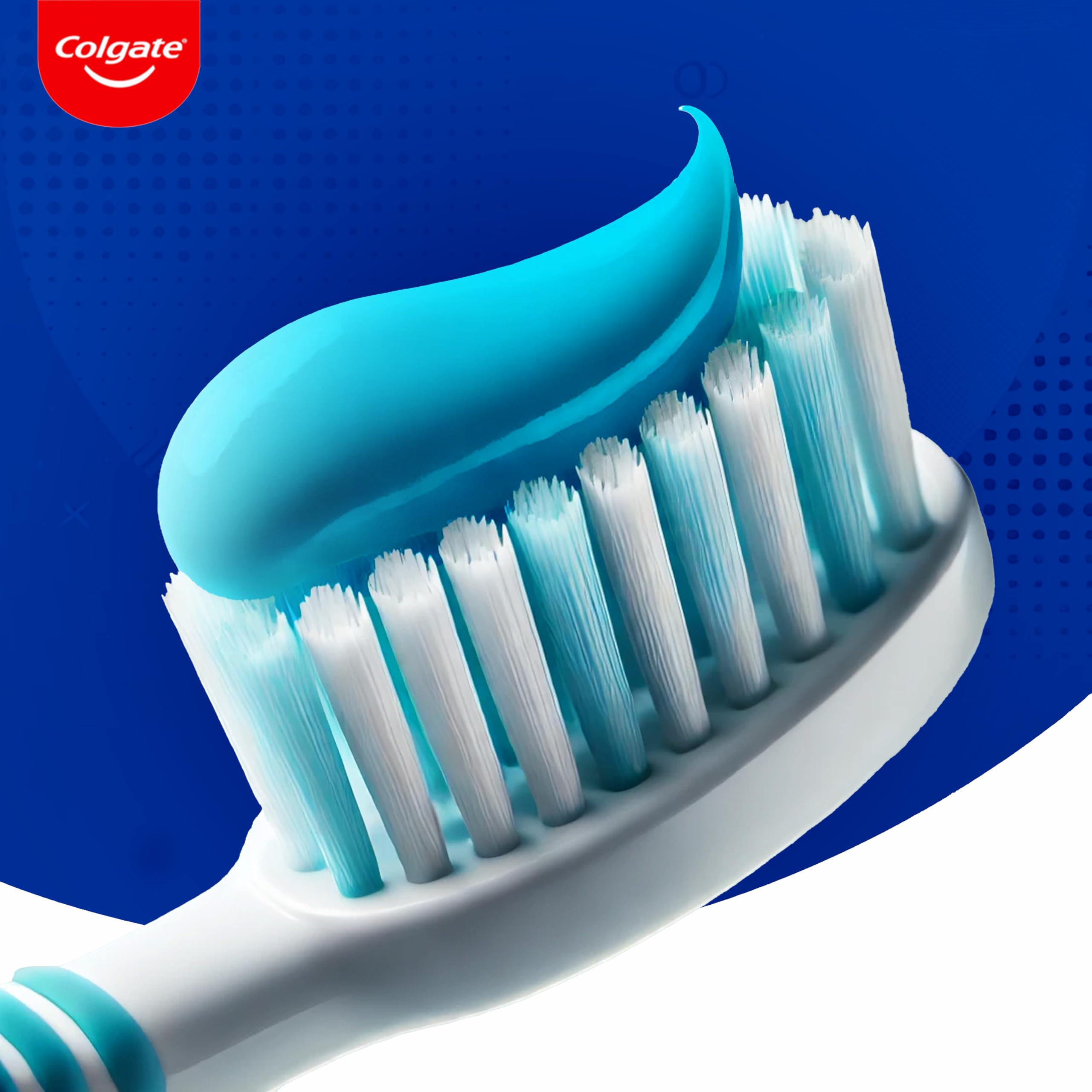 Colgate Total Whitening Toothpaste 125ml with Fluoride for Teeth Whitening & 24-Hour Protection | Antibacterial Zinc Technology | Clinically Proven | Ideal for Daily Oral Care & Fresh Breath