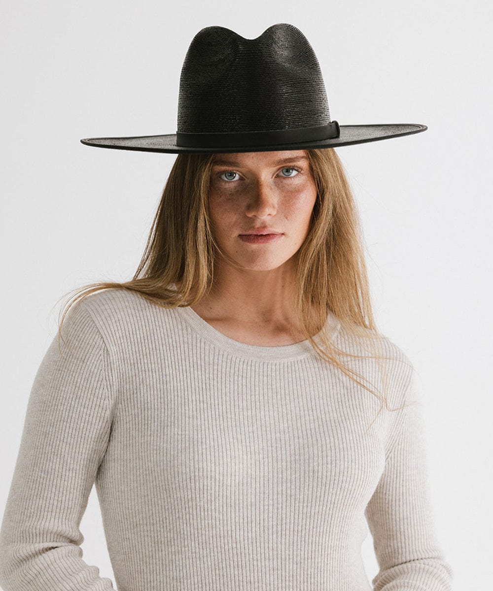 Stylish Blake Wide Brim Fedora Straw Hat for Women - Summer Beach Sun Hat with UPF Protection - Perfect for Vacations, Outdoor Activities & Fashion Accessories