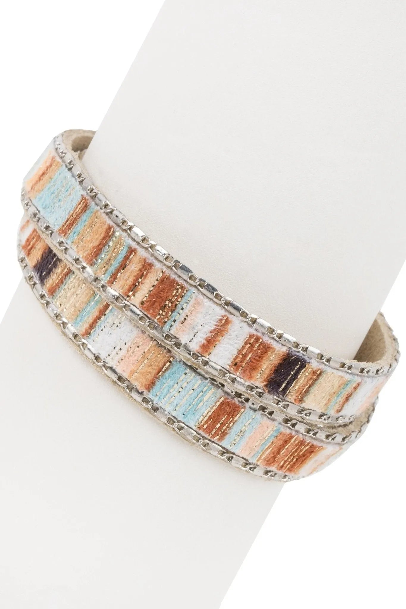 Under the Sun Wrap Bracelet - Adjustable Boho Beaded Wristband for Women | Perfect for Beach, Festival, and Everyday Wear