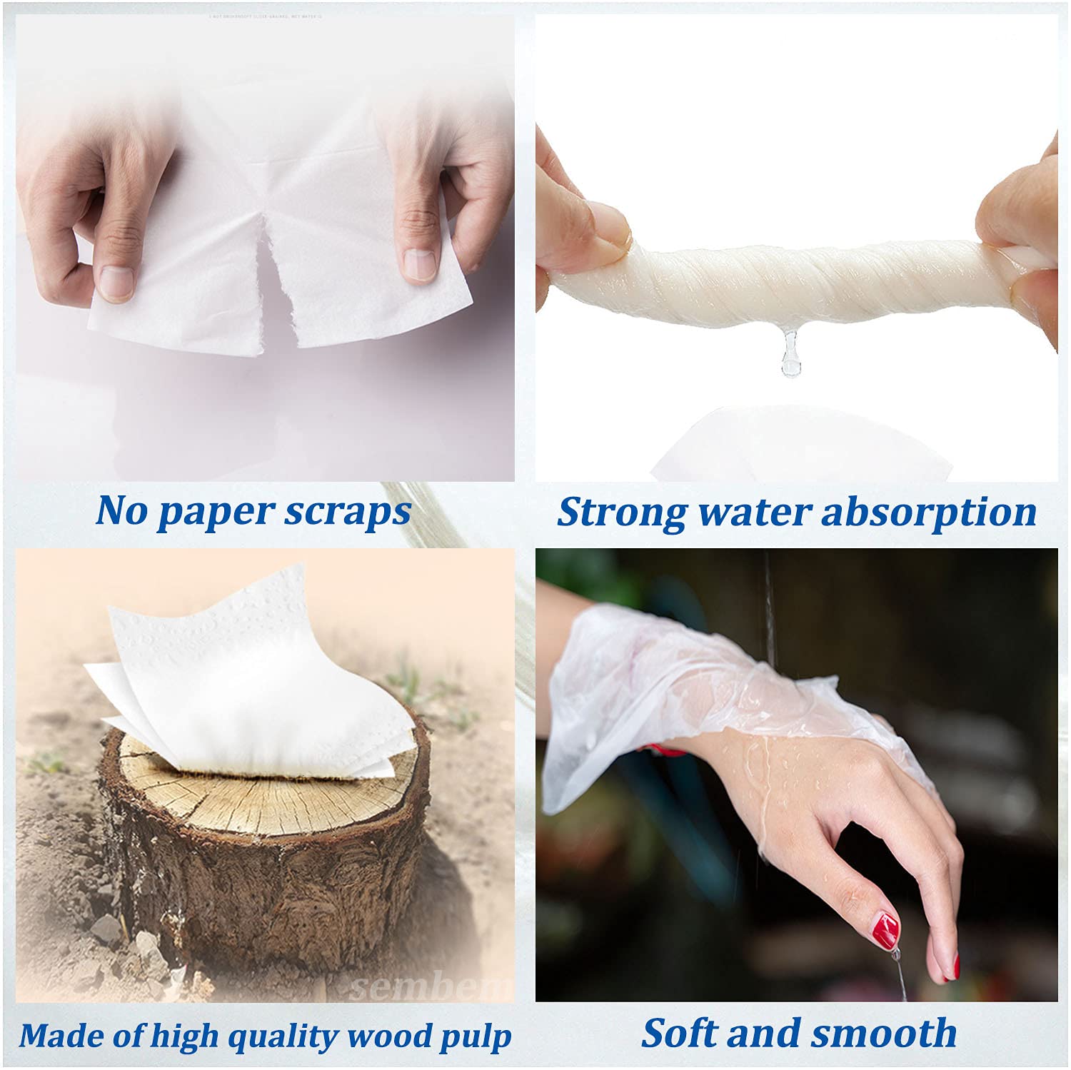 Car Tissue Refill - 15 Travel Size Packs (450 Sheets) | Soft & Comfortable Tissues for Car, Purse & On-the-Go Use | Compact Tissue Packets for Road Trips, Commuting & Daily Essentials