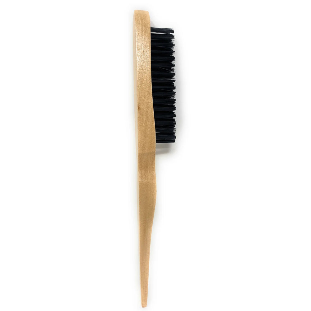 Scalpmaster Natural Wood Teasing Brush for Hair Styling - Volumizing & Texturizing Hair Brush (1 Count) - Perfect for Salon, Home Use & Travel
