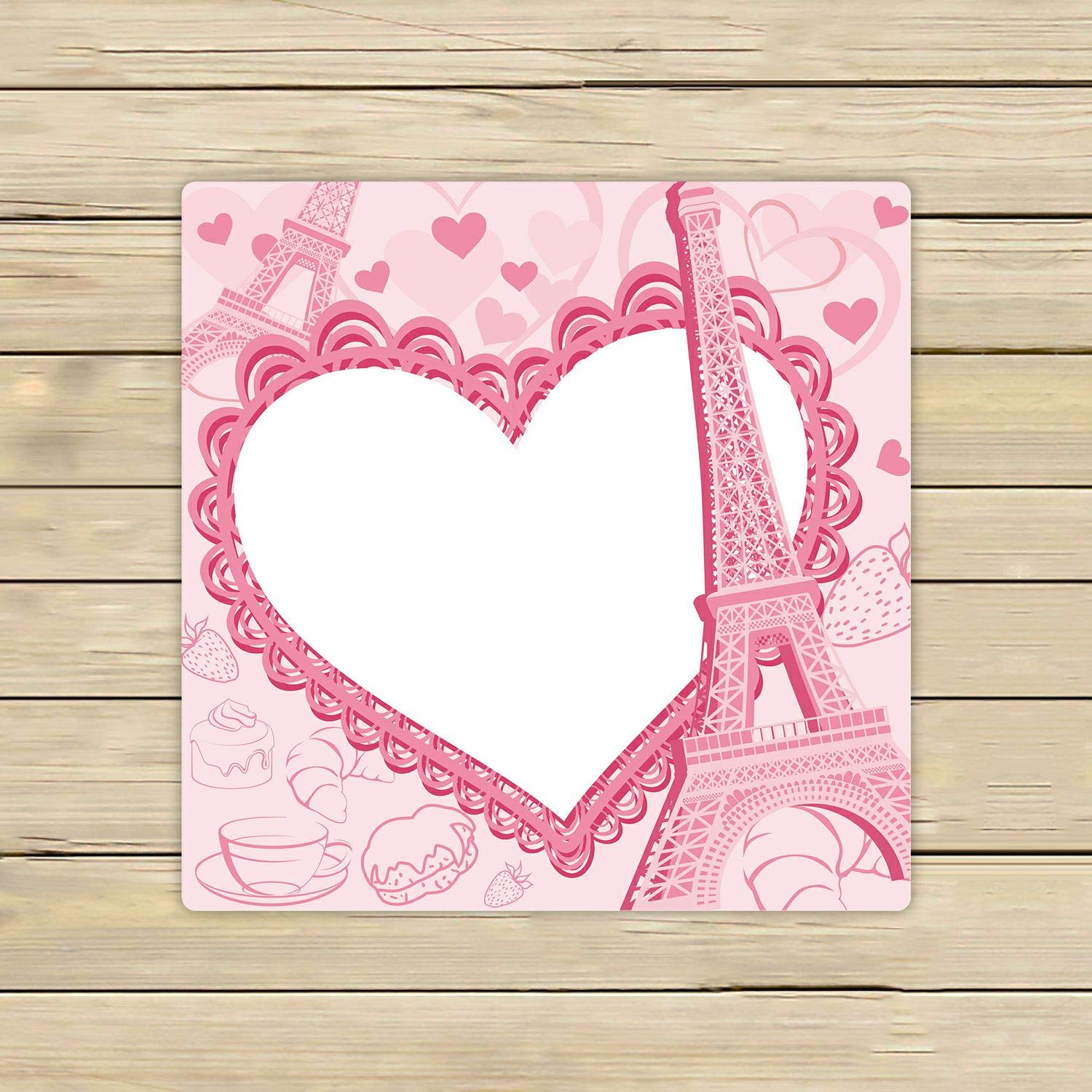ABPHQTO Valentine's Day Towels - 13x13 Inch Soft Absorbent Beach, Bath, Pool & Travel Towels - Perfect for Spa, Gym, Yoga & Romantic Gifts