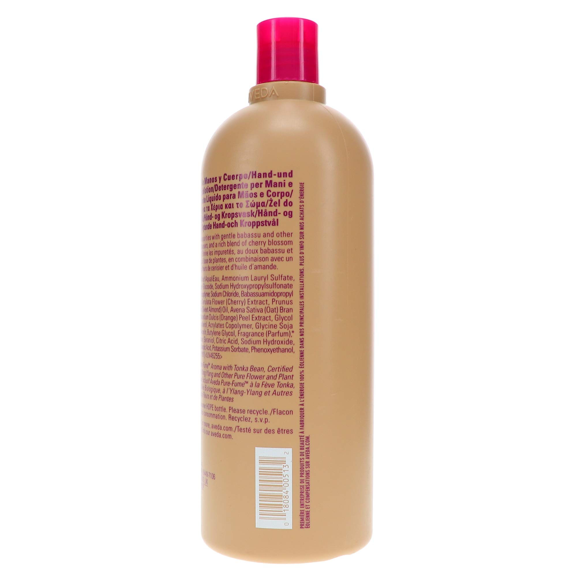 Aveda Rosemary Mint Hand and Body Wash - Moisturizing & Refreshing Natural Formula for Dry Skin - Perfect for Spa, Bath & Daily Shower Routine