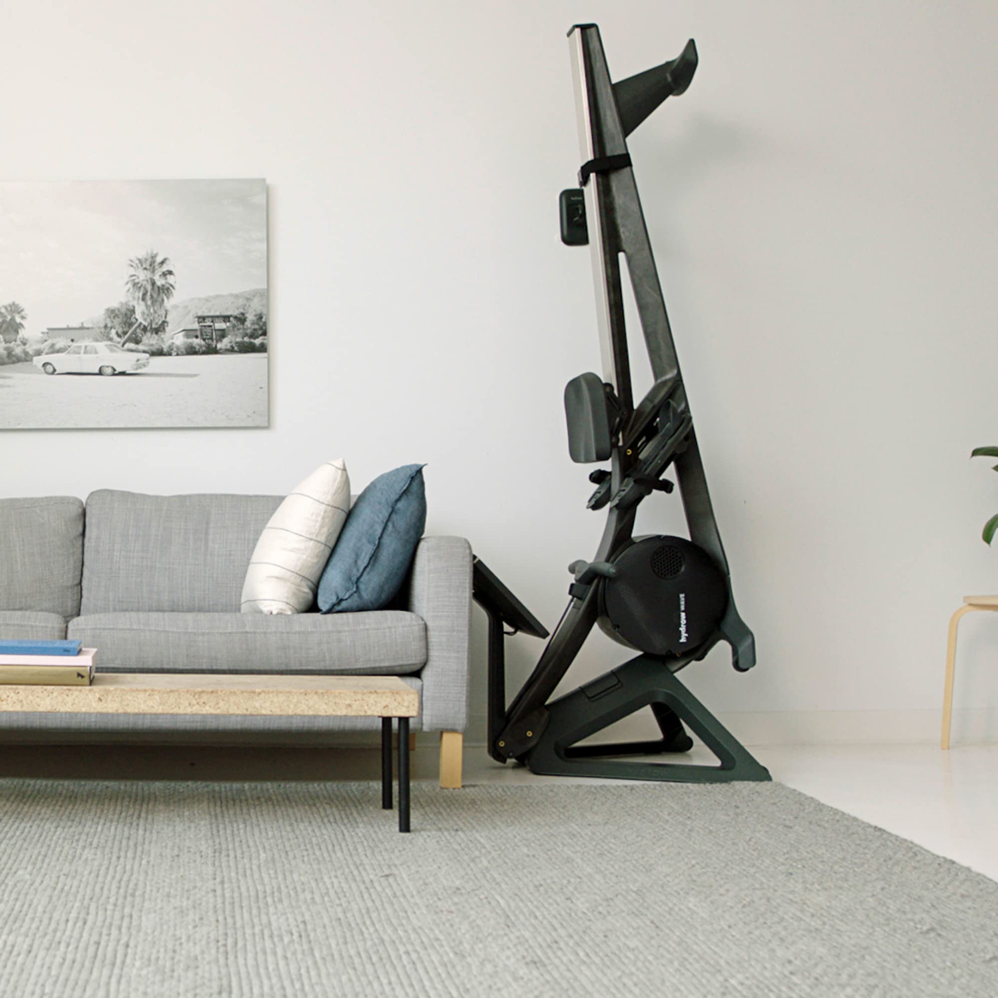 Hydrow Wave Rowing Machine Vertical Anchor Kit - Wall Mount Storage Solution for Compact Home Gyms | Perfect for Small Spaces & Apartment Workouts