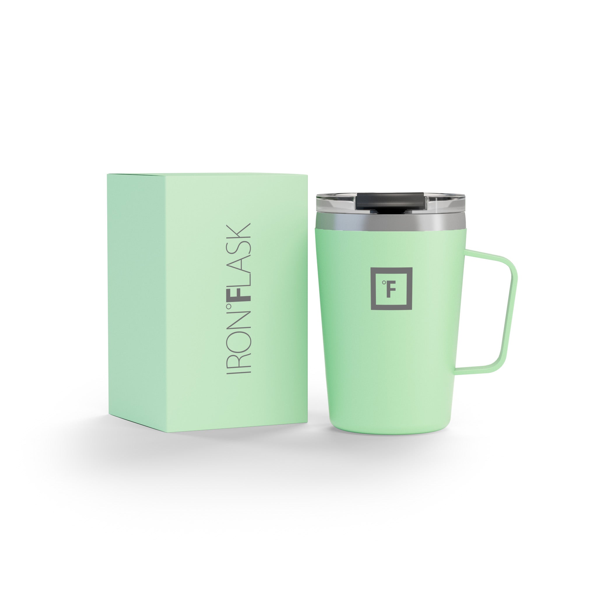 12 Oz Non-Slip Grip Coffee Mug - Insulated Travel Mug for Hot & Cold Drinks - Perfect for Office, Commute, Camping & Outdoor Activities