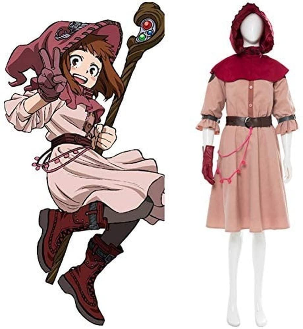 My Hero Academia Ochaco Uraraka Witch Cosplay Costume - Halloween Party, Anime Convention, Cosplay Event Outfit