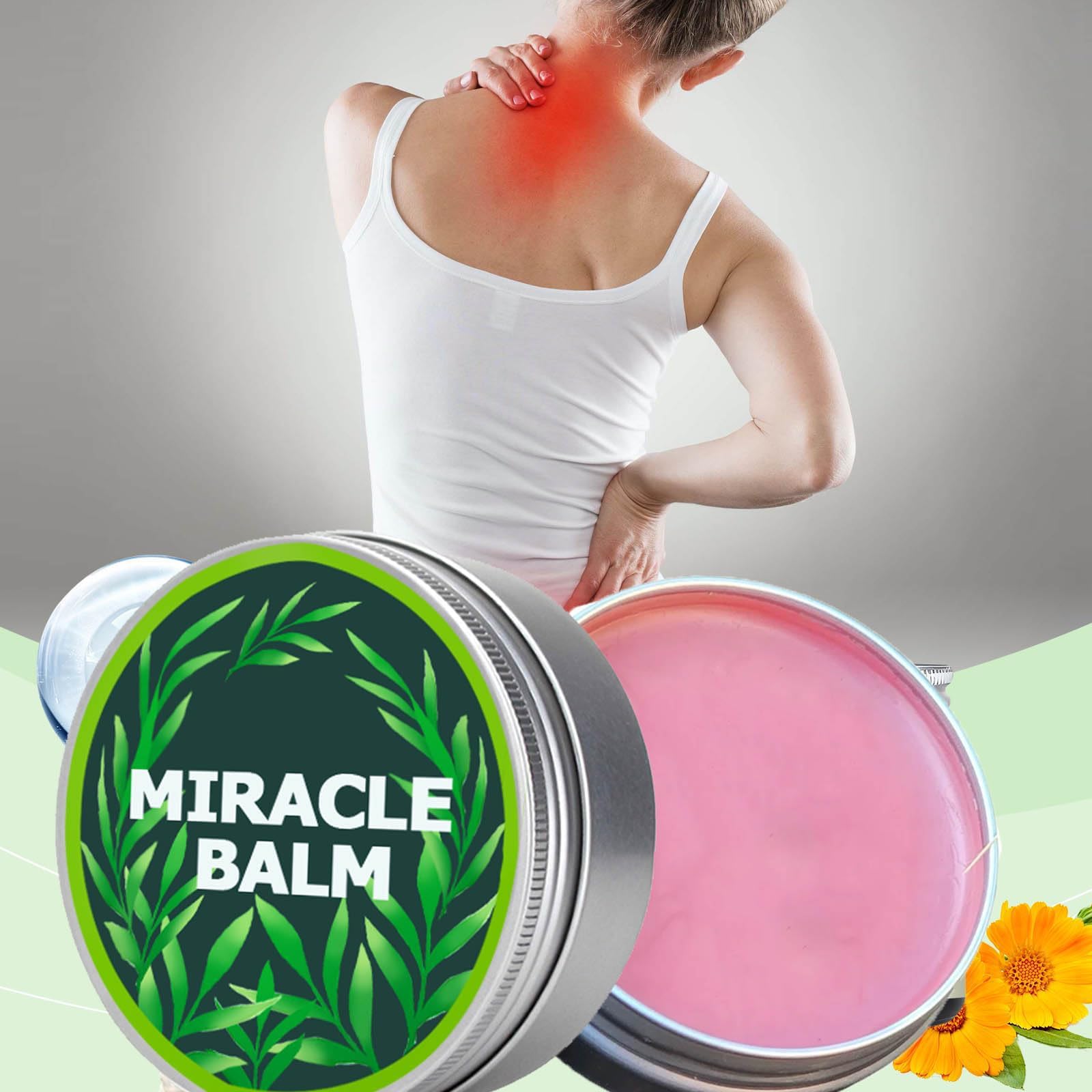Senzio Miracle Balm - Organic Soothing Joint Cream for Back, Hands & Feet Pain Relief - Natural Muscle & Arthritis Support - Perfect for Post-Workout Recovery & Daily Comfort (1 Pack)