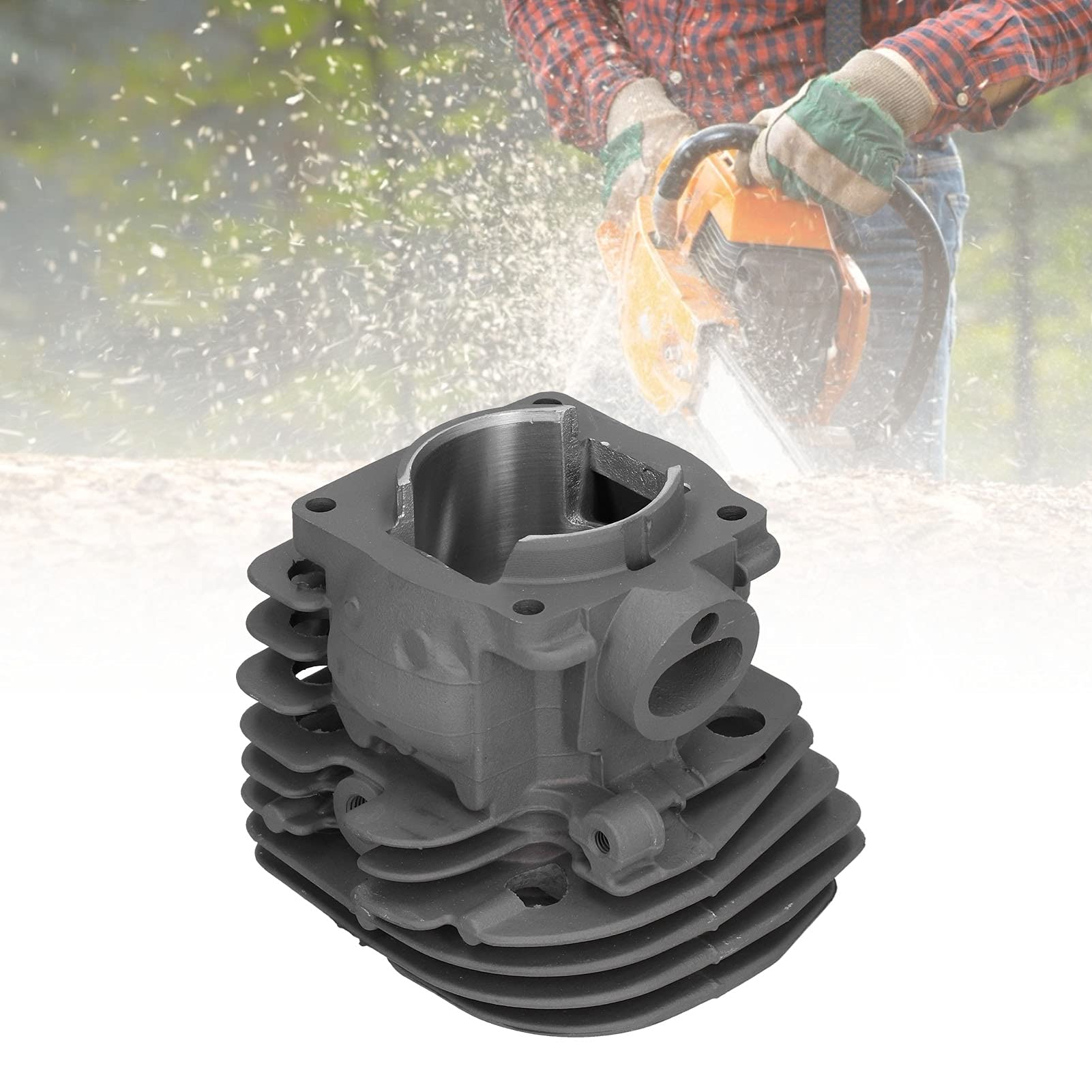 47mm Cylinder Piston Gasket Kit - High Thermal Diffusion Chainsaw Engine Repair Parts for Stihl, Husqvarna Saws - Perfect for Chainsaw Maintenance & Engine Rebuilds