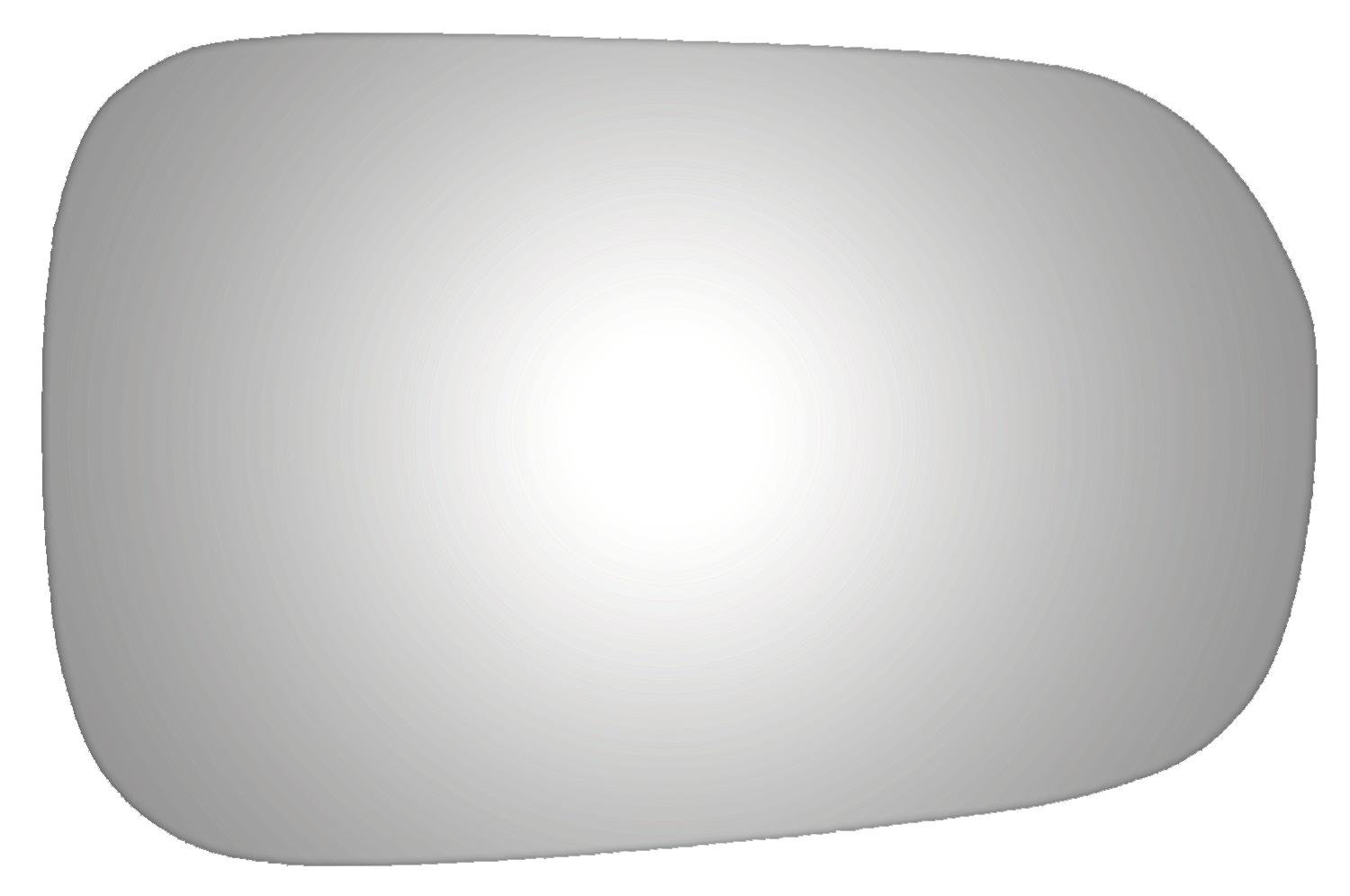 Burco 5470 Convex Passenger Side Replacement Mirror Glass for 1999-2002 Honda Accord - Perfect Fit, Easy Installation for Enhanced Safety & Visibility While Driving
