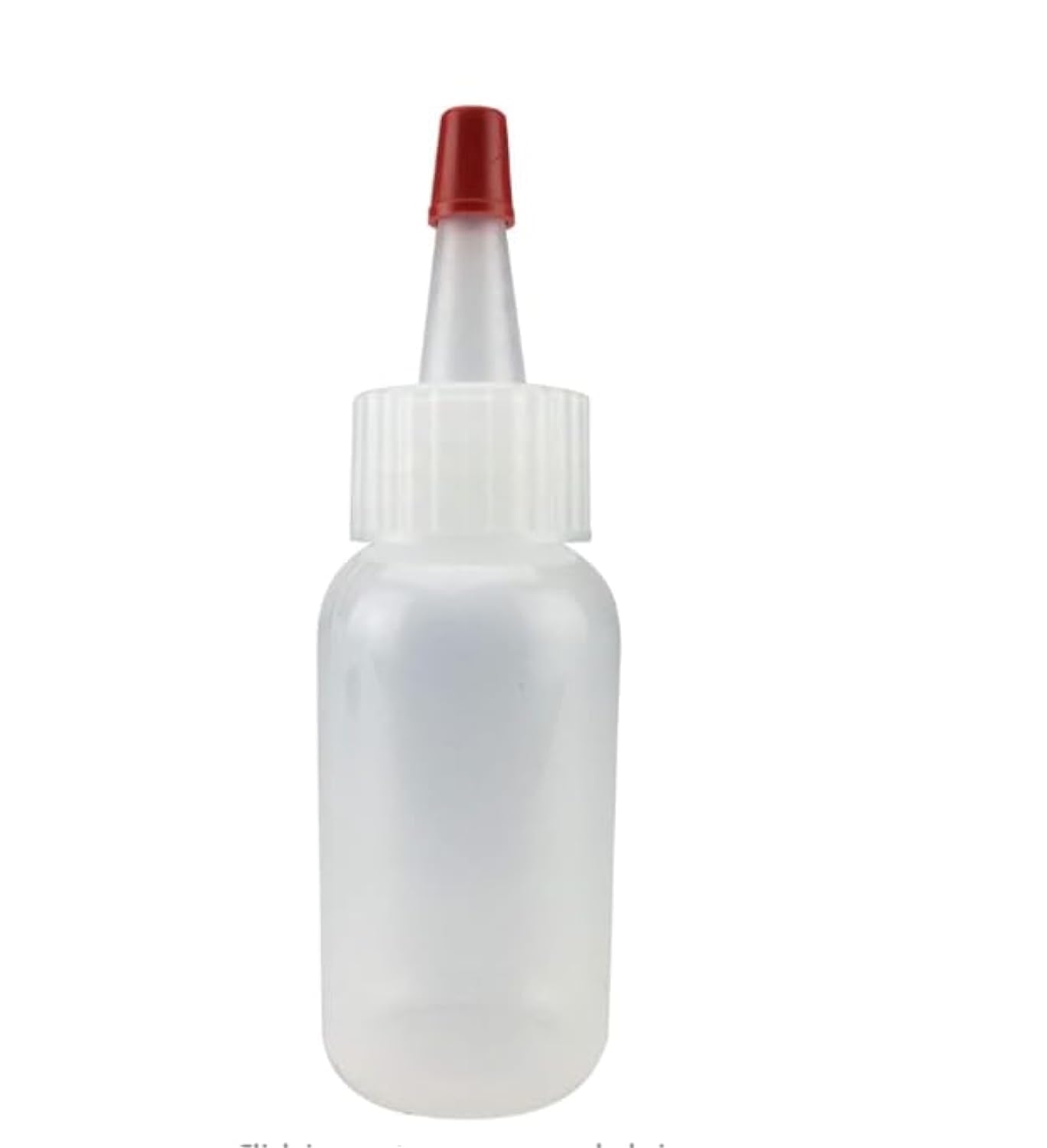 1oz LDPE Plastic Squeeze Bottles with Yorker Spout & Red Caps (2-Pack) - Perfect for Cosmetics, Essential Oils, and DIY Liquids - .30 Hole Tips for Precise Dispensing