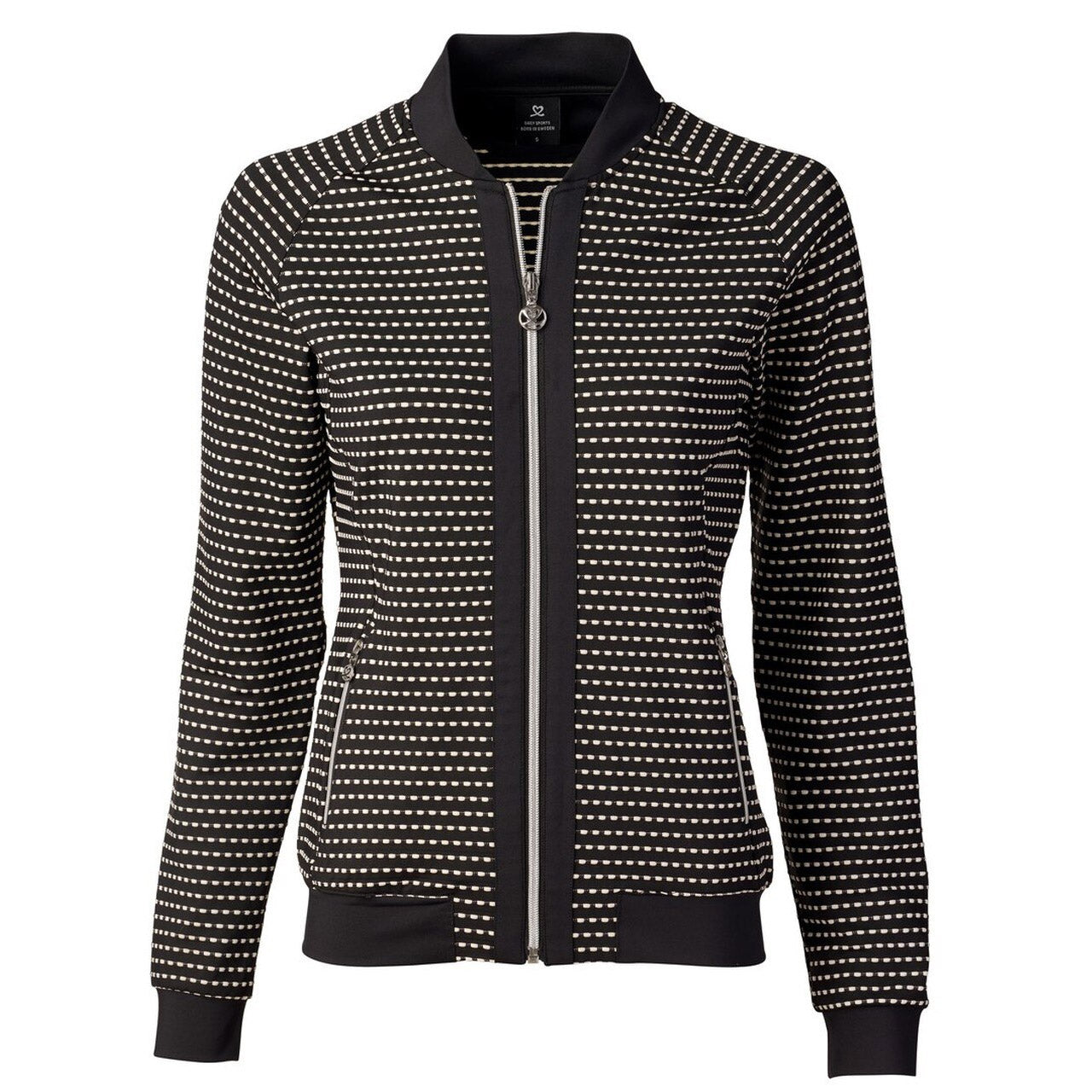 Women's Daily Sports Kenna Black Golf Jacket - Lightweight & Waterproof for Outdoor Golfing & Casual Wear