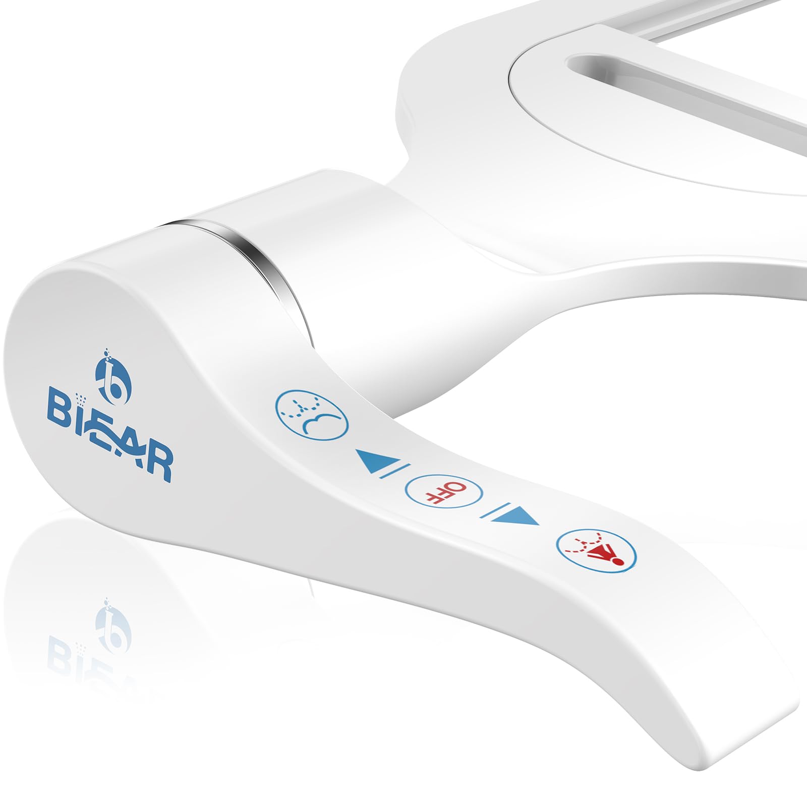 6mm Bidet Toilet Attachment with Dual Nozzles - Cold Water Spray for Feminine & Rear Wash - Self-Cleaning Bidet Seat for Women, Men & Seniors - Perfect for Hygiene, Comfort & Elderly Care