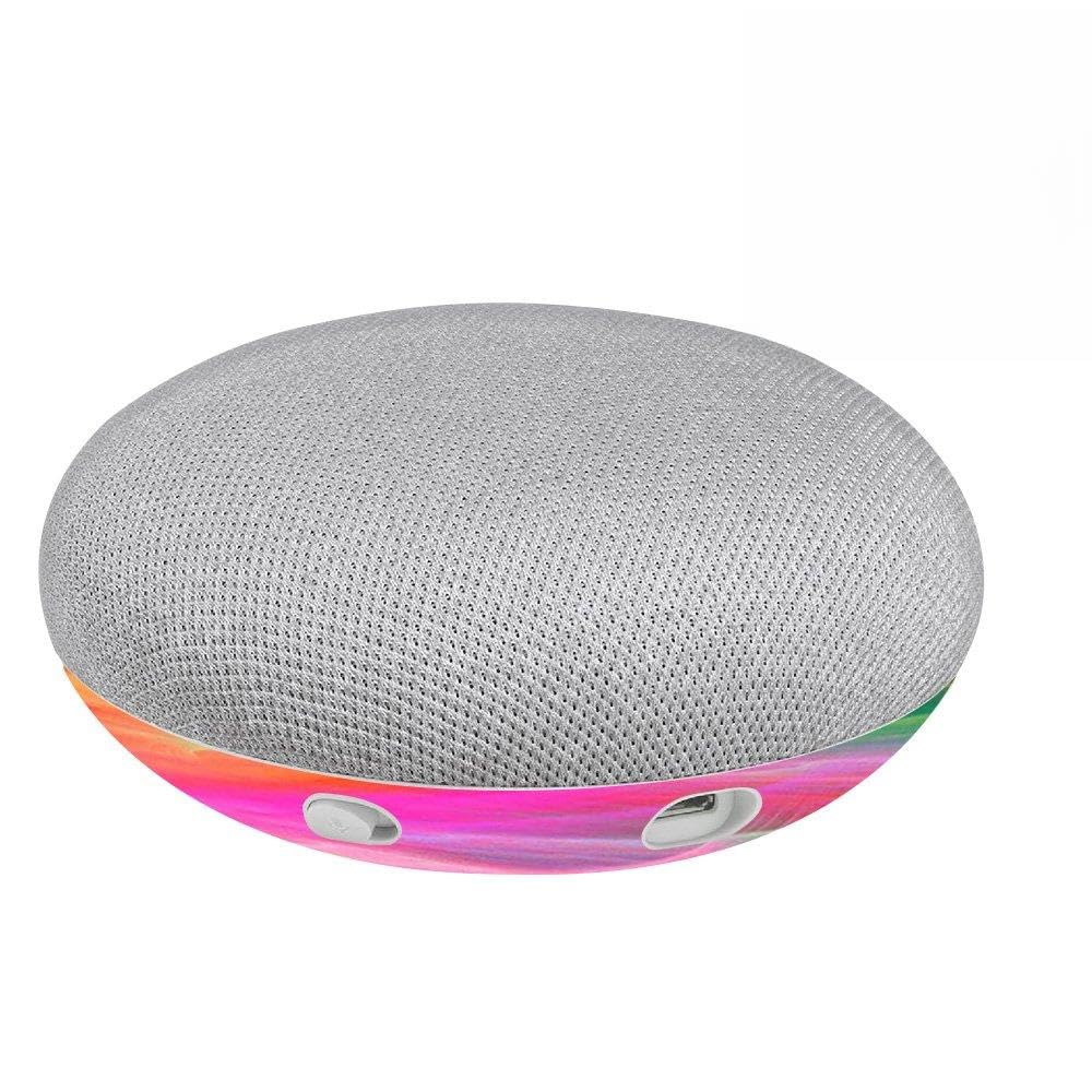 MightySkins Vinyl Decal Wrap Cover for Google Home Mini - Rainbow Waves Design | Protective & Durable Skin | Easy to Apply & Remove | Made in USA | Perfect for Home & Office Decor