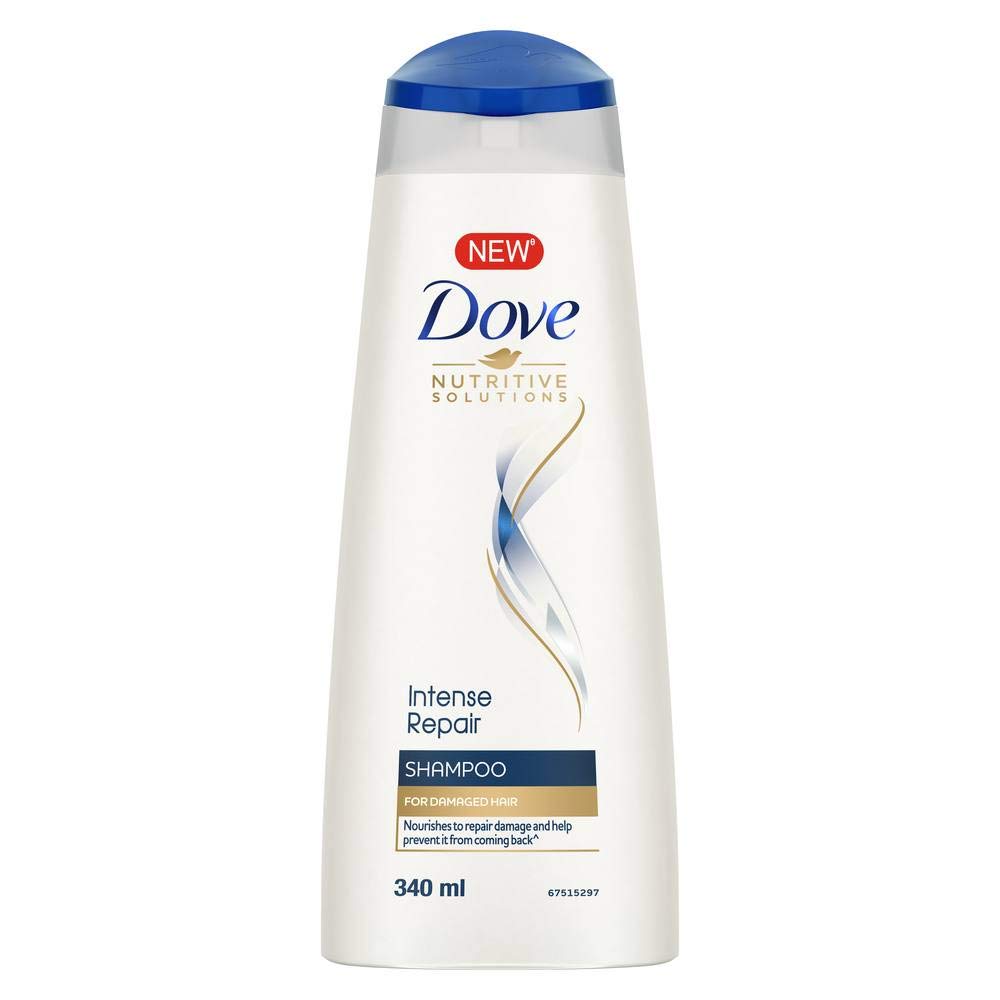 Dove Hair Fall Rescue Shampoo 650ml & Intense Repair Shampoo 340ml - Strengthening & Damaged Hair Treatment for Women & Men - Daily Hair Care for Thinning & Breakage Prone Hair