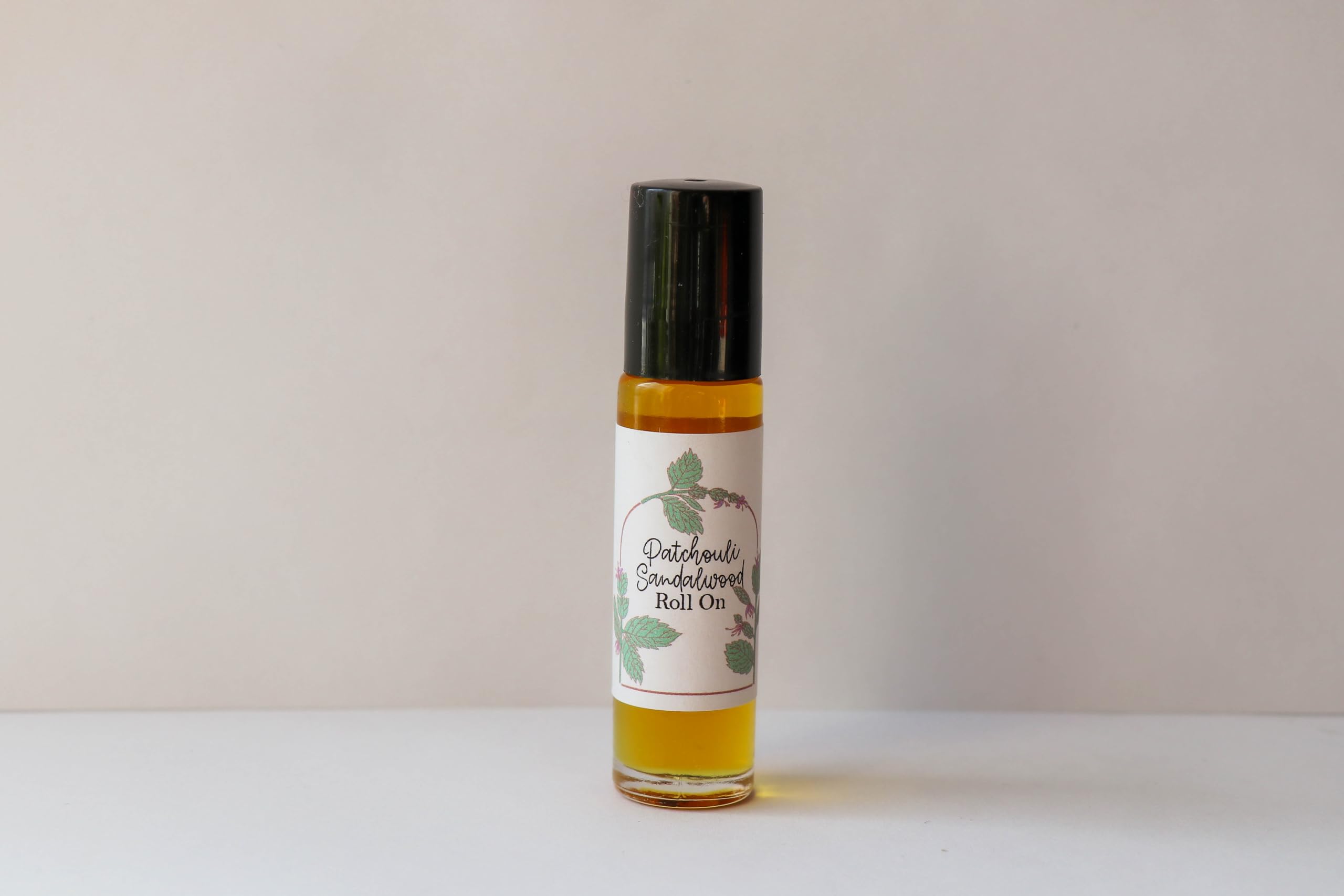 Patchouli Sandalwood Essential Oil Roll-On Perfume - Natural Aromatherapy for Stress Relief & Meditation | Perfect for Yoga, Spa & Daily Fragrance