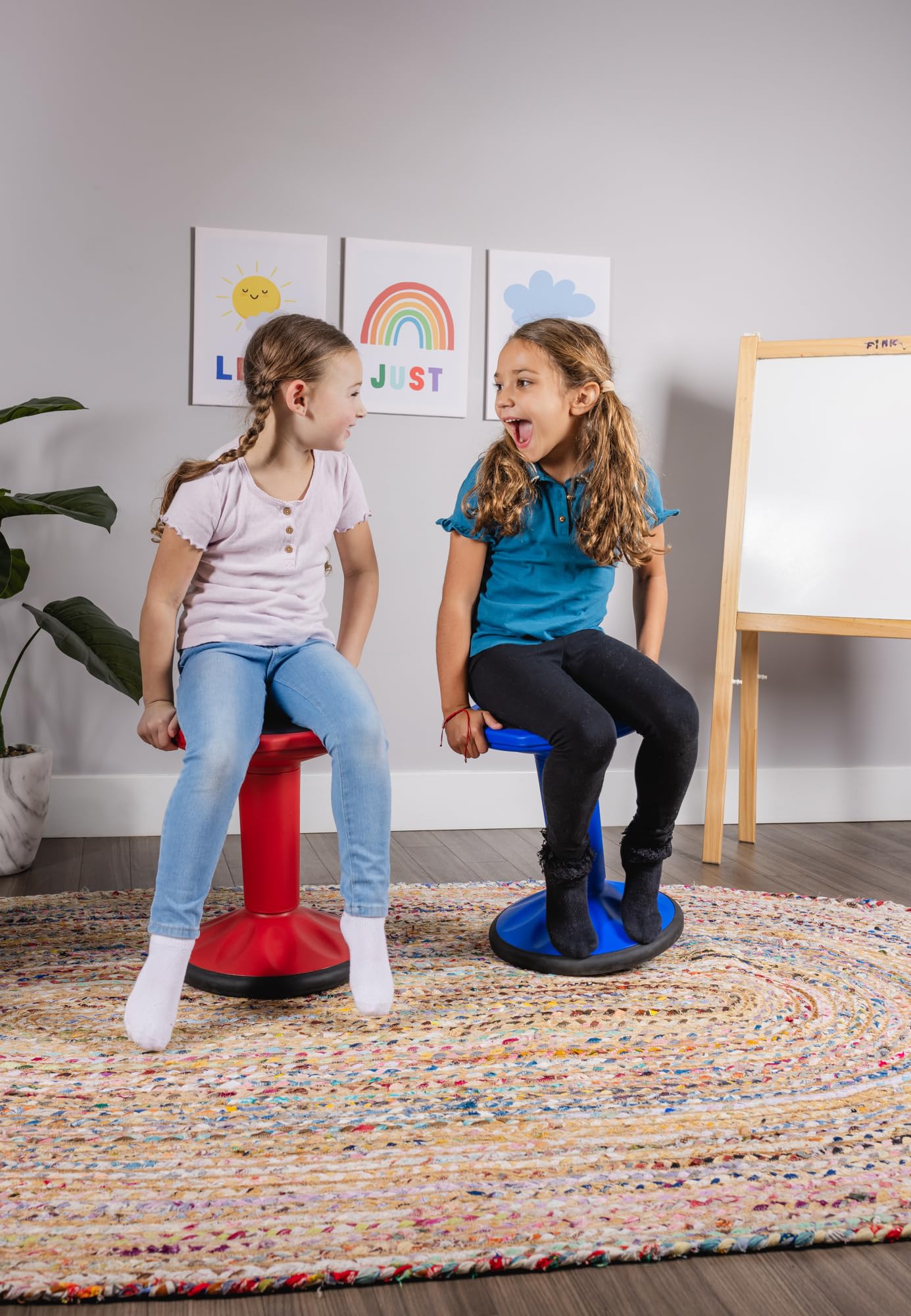 Adjustable Wobble Stool for Middle & High School Students - Flexible Seating Classroom Chair with 17