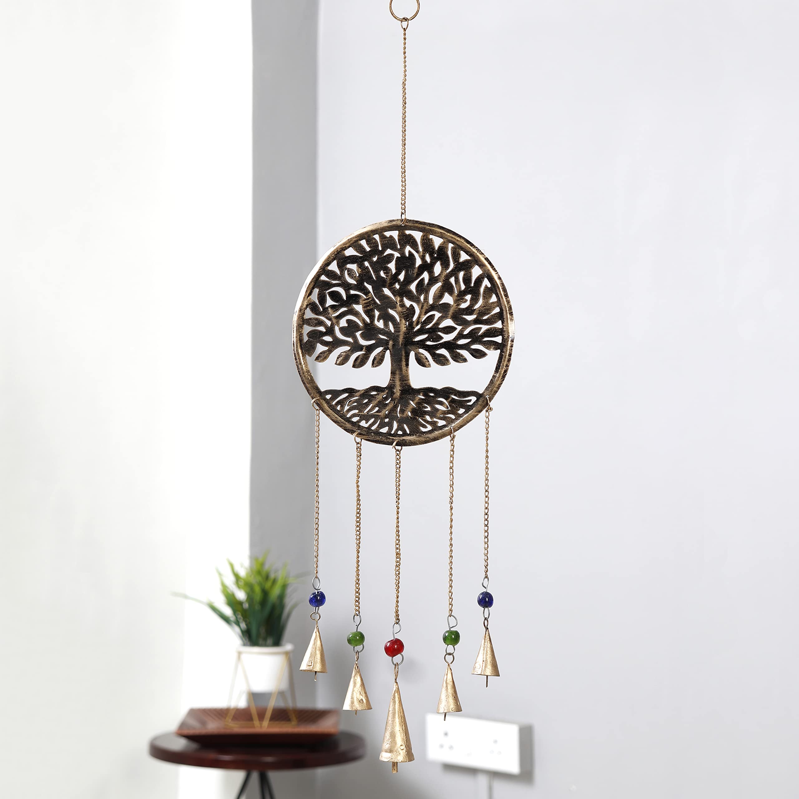 Shilppam Tree of Life Wall Decor - Handcrafted Metal Wall Art Hanging for Living Room, Bedroom, Office - Sacred Unity Symbol & Meaningful Housewarming Gift - Perfect for Home Decor & Spiritual Spaces
