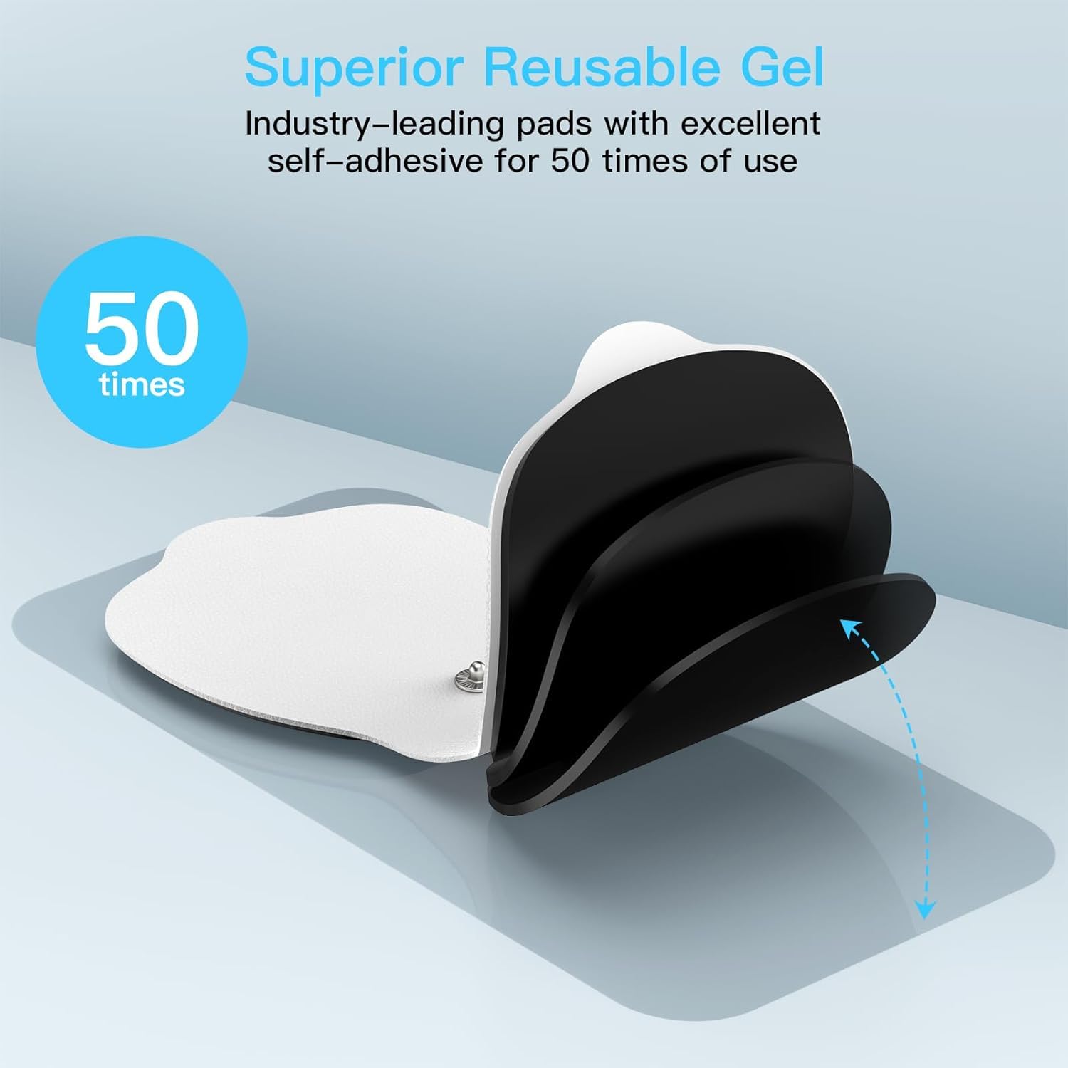 Wireless TENS & EMS Unit for Back Pain Relief - Bluetooth Muscle Stimulator Machine with APP Control for Shoulder, Leg, Neck Pain - Portable Pain Management Device for Home, Office & Gym Use