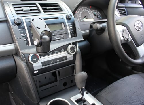 Industrial Evolution InDash Mount for Toyota Aurion & Camry (2012-2017) - Secure Phone Holder for Hands-Free Navigation & Safe Driving