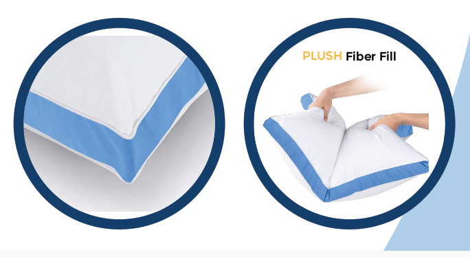 Uttopia Pillow - Ultra Soft Memory Foam Pillow for Neck and Back Support - Perfect for Side, Back, and Stomach Sleepers - Home, Office, and Travel Use