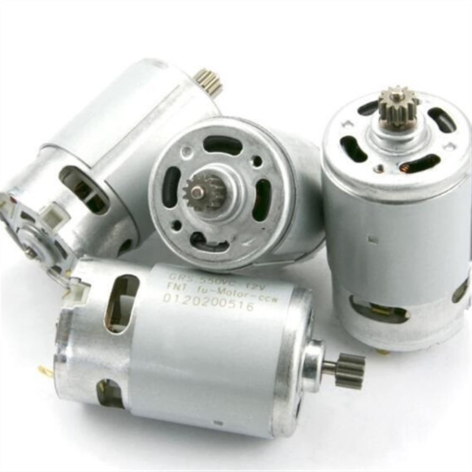 Kigauru RS550 Mini Motor - 15/14/11 Teeth Gear, 3mm Shaft - 9.6V-18V Compatible for Cordless Drills & Screwdrivers - High Speed (14.4V 14Teeth 9.6mm RPM) - Perfect for DIY Projects & Home Repairs