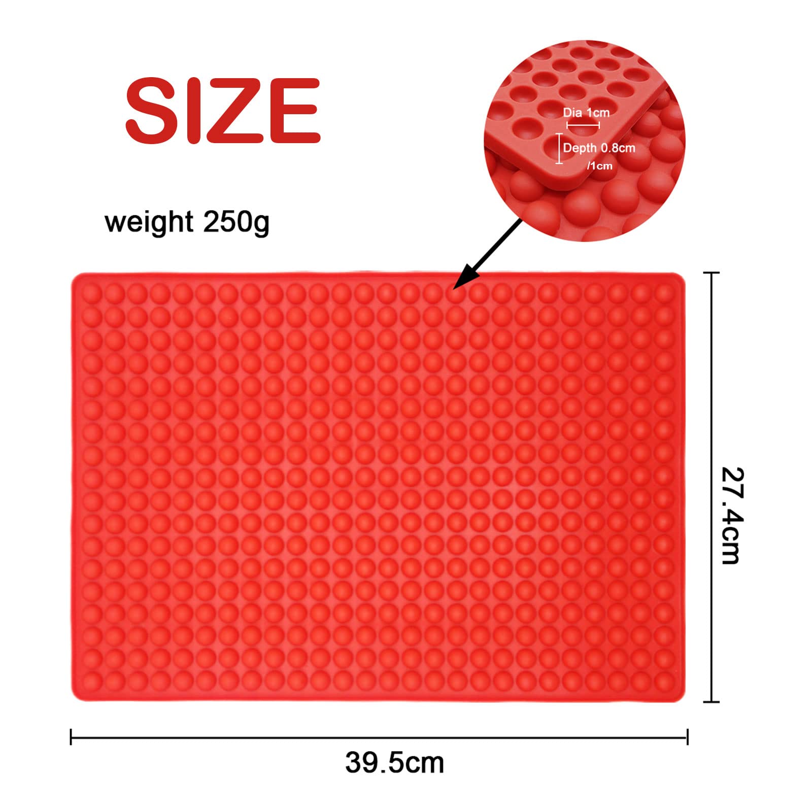 2 Pack 468-Cavity Mini Round Silicone Molds for Chocolate Drops, Dog Treats, Gummy Candy, Jelly & Baking - Perfect for DIY Desserts, Party Favors & Homemade Pet Snacks