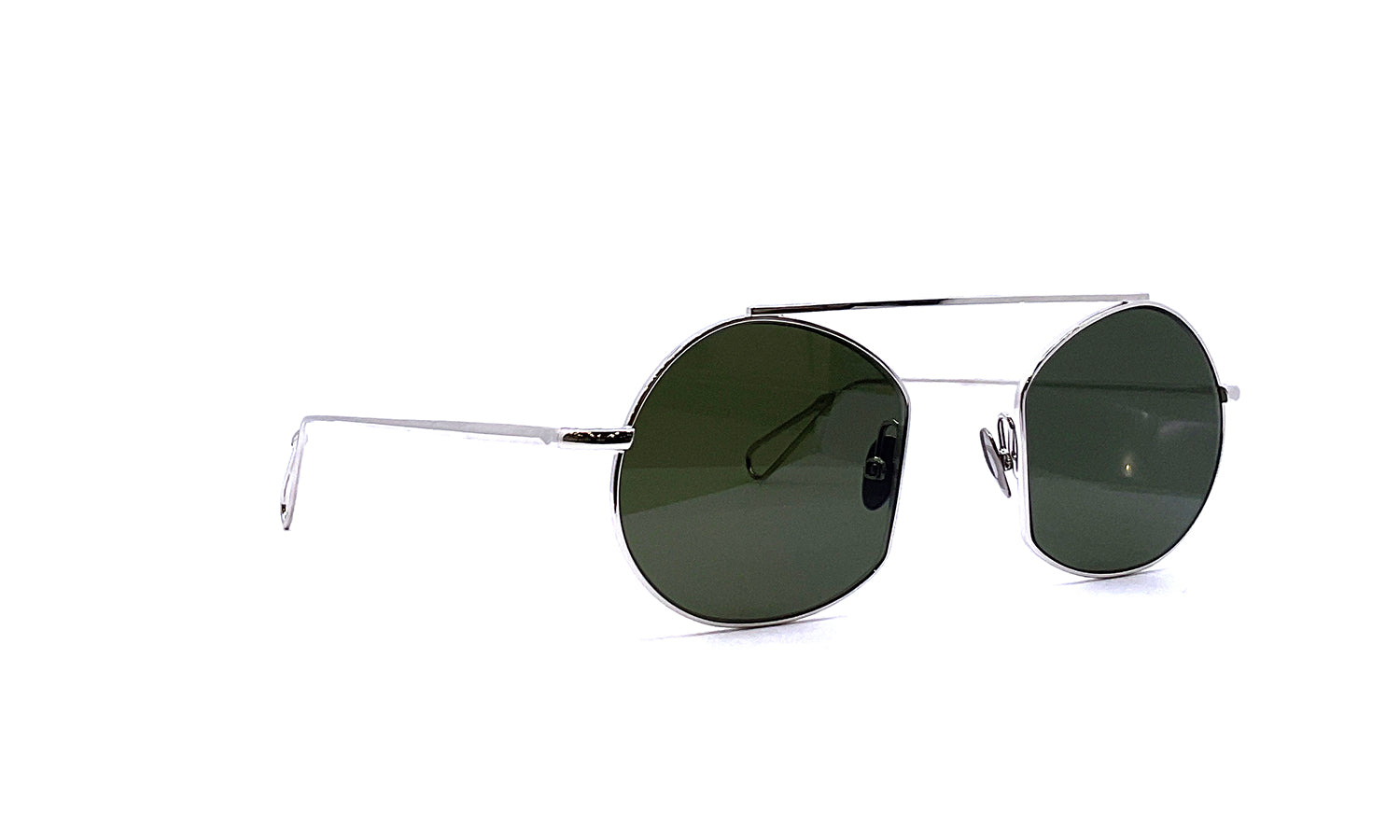 Ahlem Place des Victoires Sunglasses - White Gold Frame Luxury Designer Shades for Women & Men | Perfect for Beach, Driving & Fashion Outfits